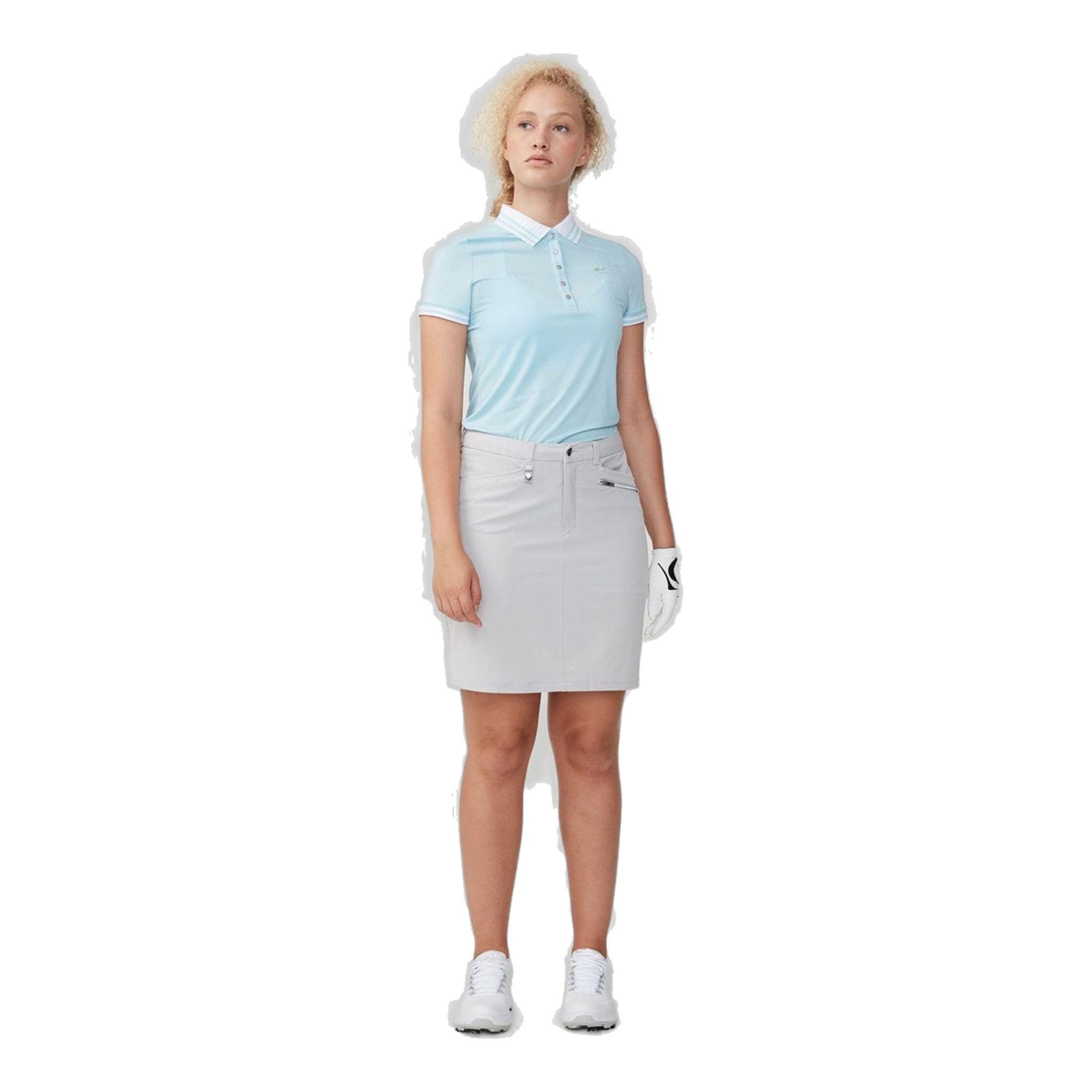 Röhnisch Skort Comfort Stretch Grigio Argento Donna