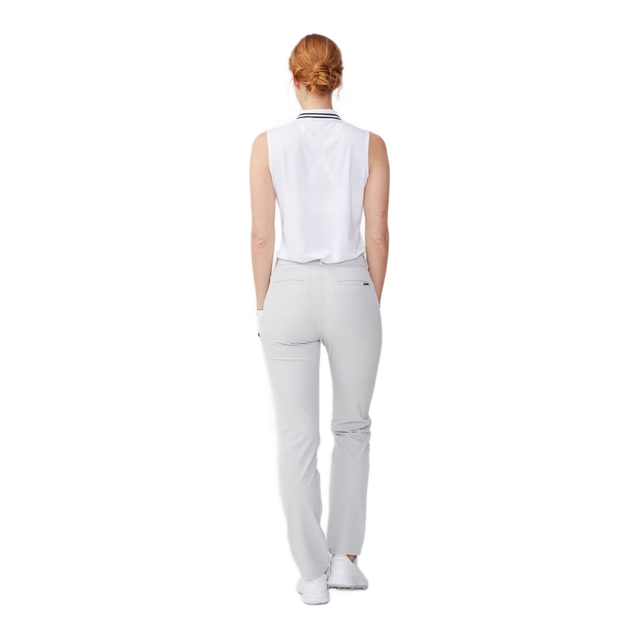 Pantaloni Röhnisch Comfort Stretch Grigio Argento Donna