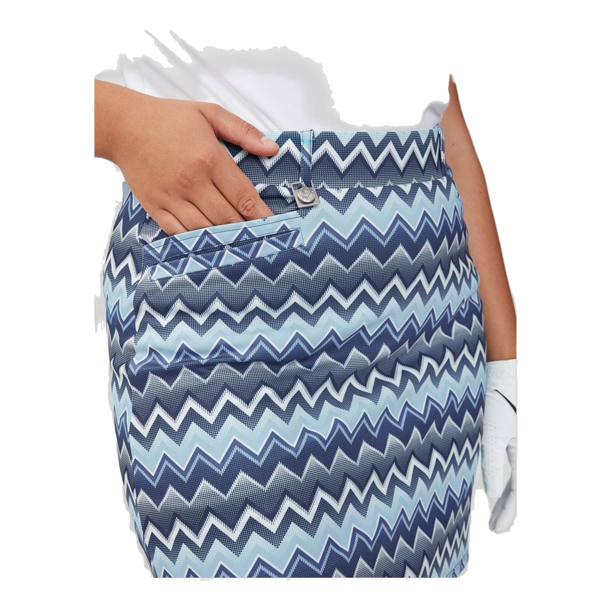 Röhnisch Move Skort Zigzag Blu Donna