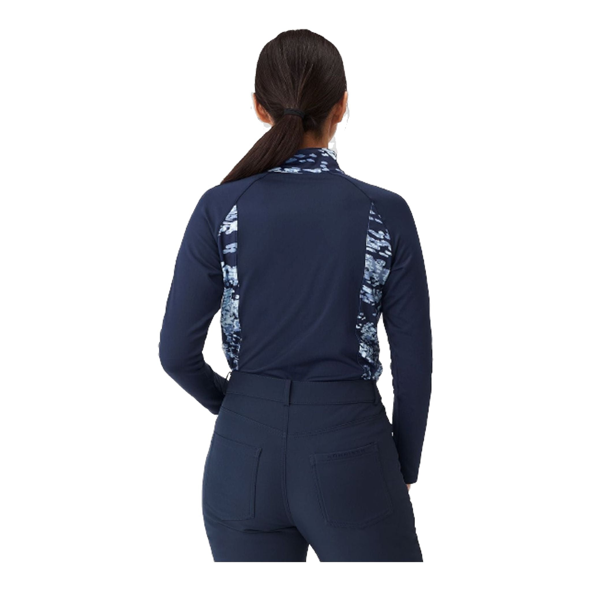 Röhnisch W Layer Megan Maniche Lunghe Blu Navy/Camo Donna