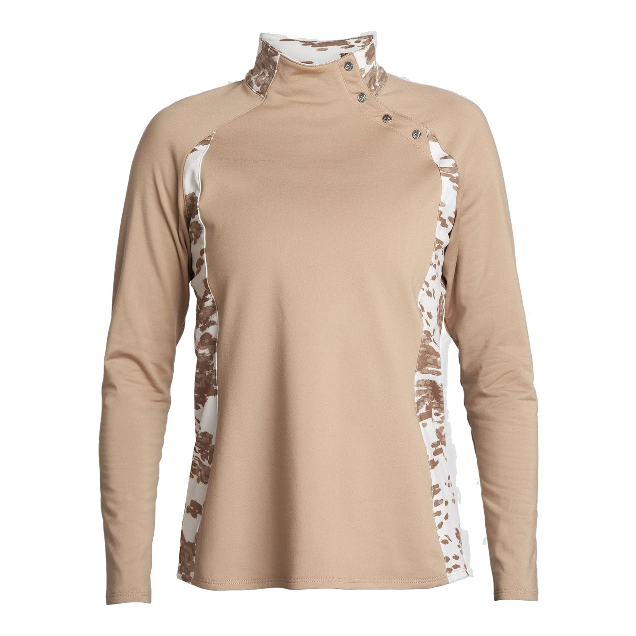 Röhnisch W Layer Megan Manica Lunga Beige/Camo Donna