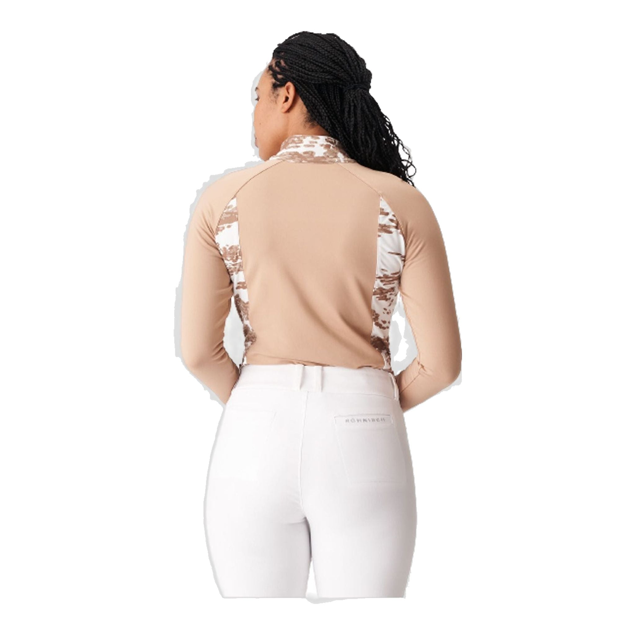 Röhnisch W Layer Megan Manica Lunga Beige/Camo Donna