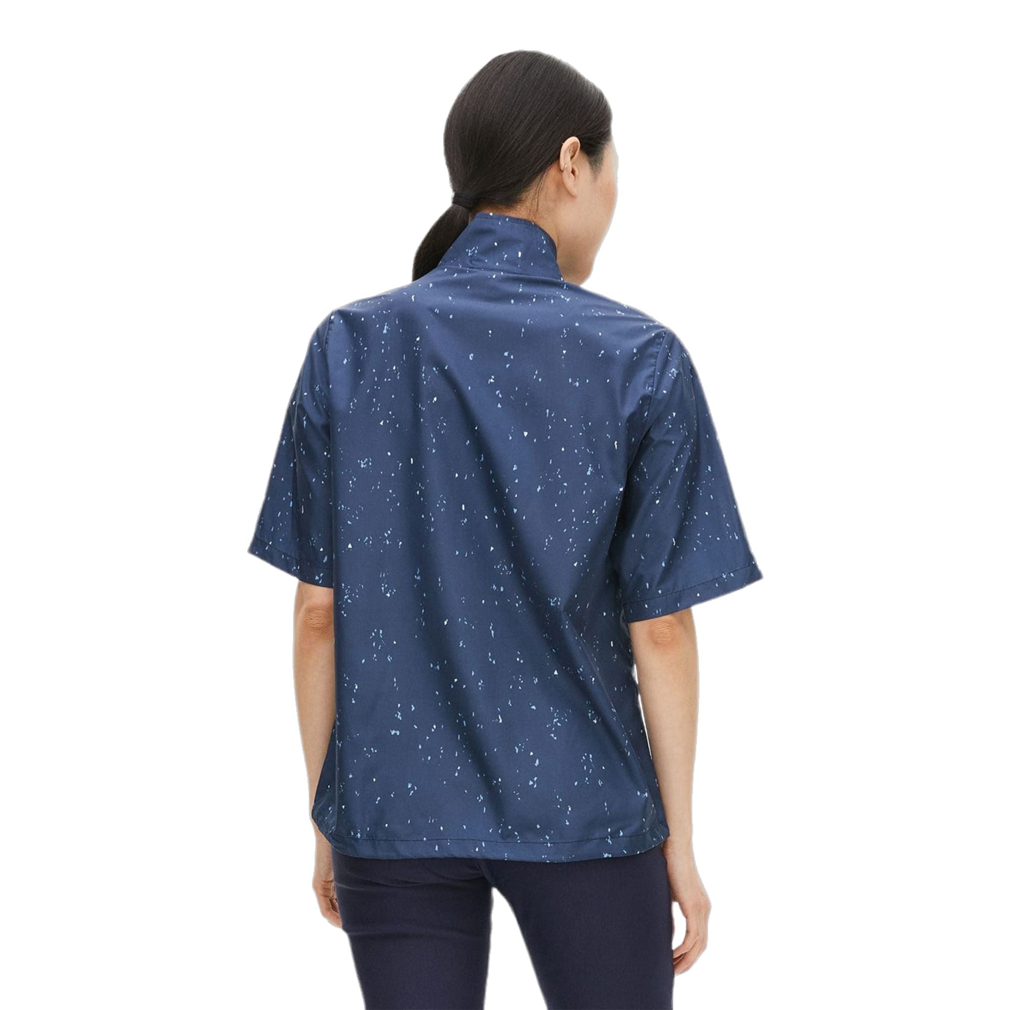 Röhnisch W Wind SS Packable Navy Micro Spot da donna