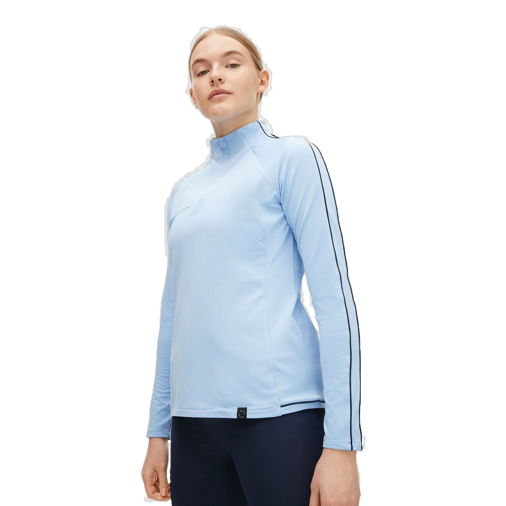 Röhnisch Serena Golf Layer Mezza Zip Blu Polvere Donna Donna