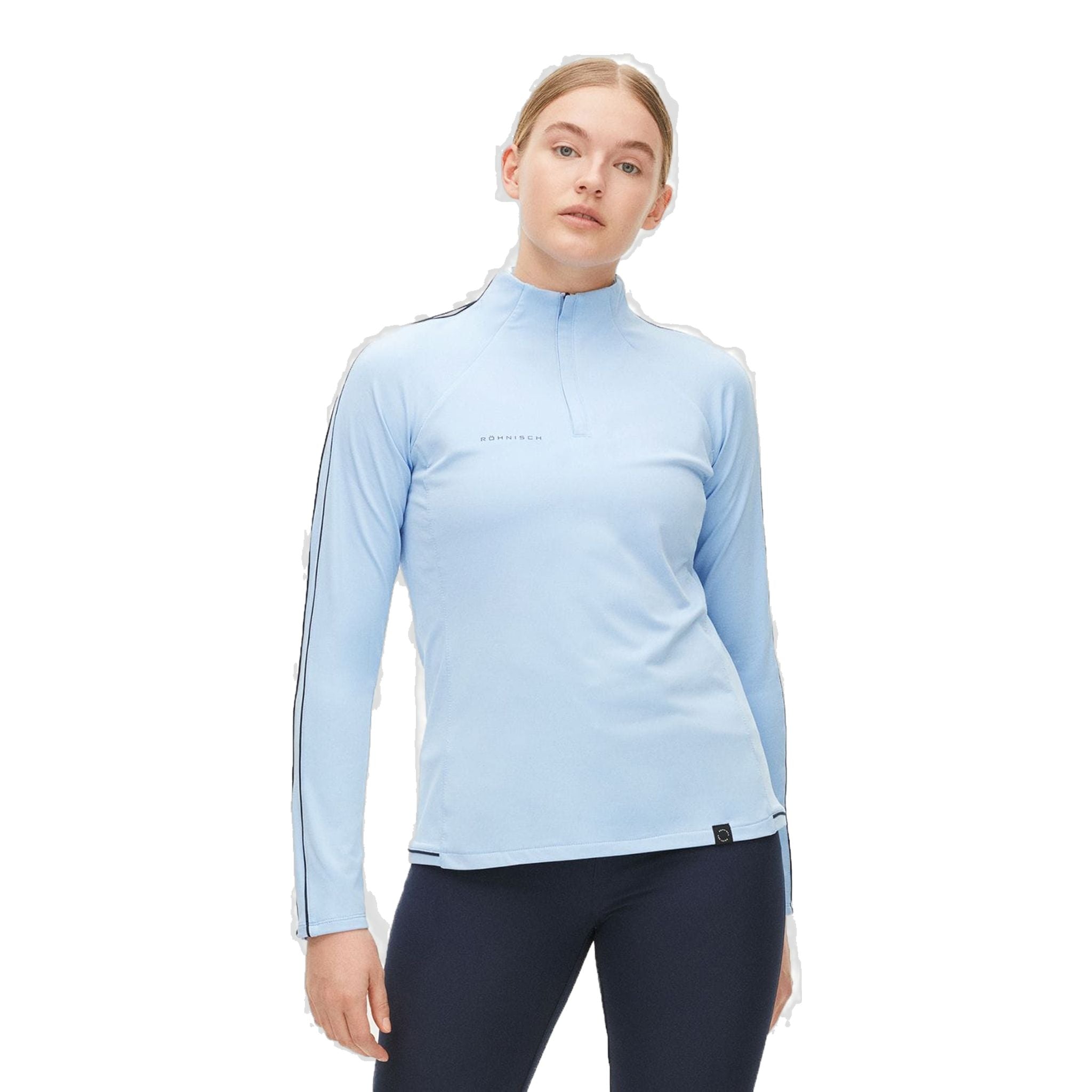 Röhnisch Serena Golf Layer Mezza Zip Blu Polvere Donna Donna