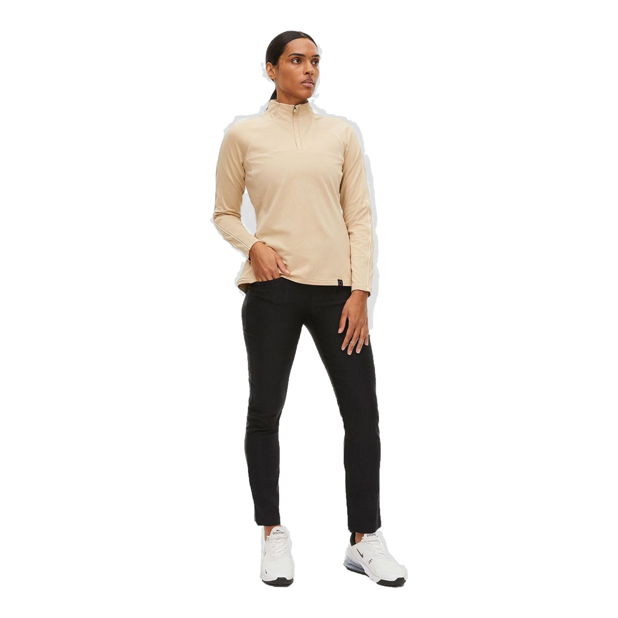 Röhnisch Serena Golf Layer Mezza Zip Safari Donna Donna