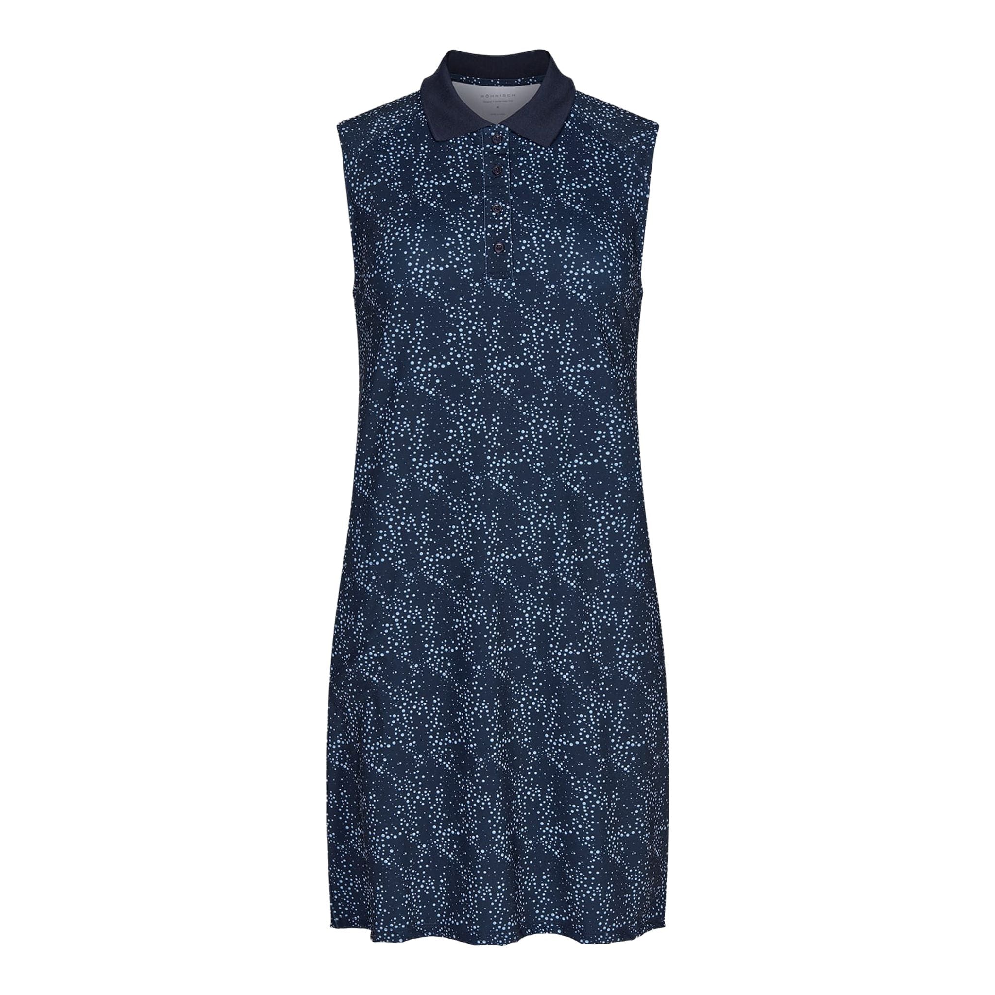 Röhnisch Rumie Golf Dress Donna Space Dot Navy Donna