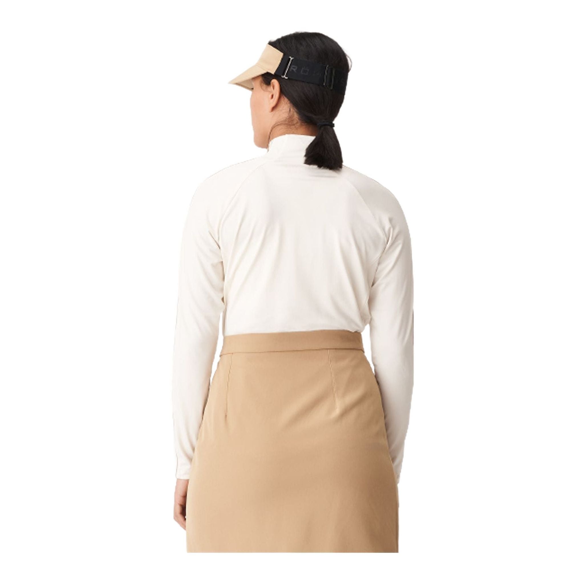 Röhnisch W Layer Serena Mezza Zip Bianco/Beige Donna