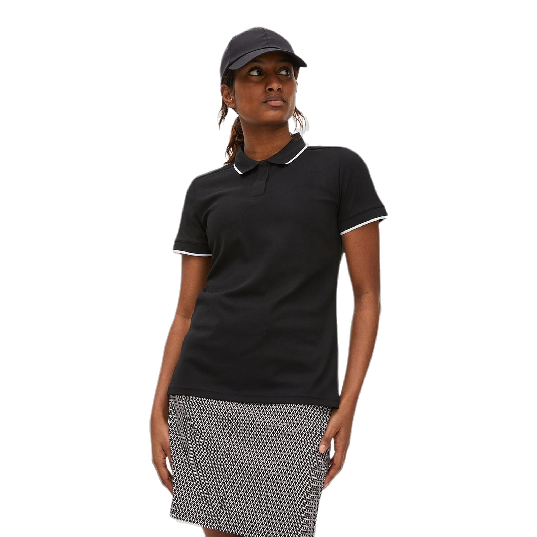 Polo da golf Röhnisch Mildred nera da donna