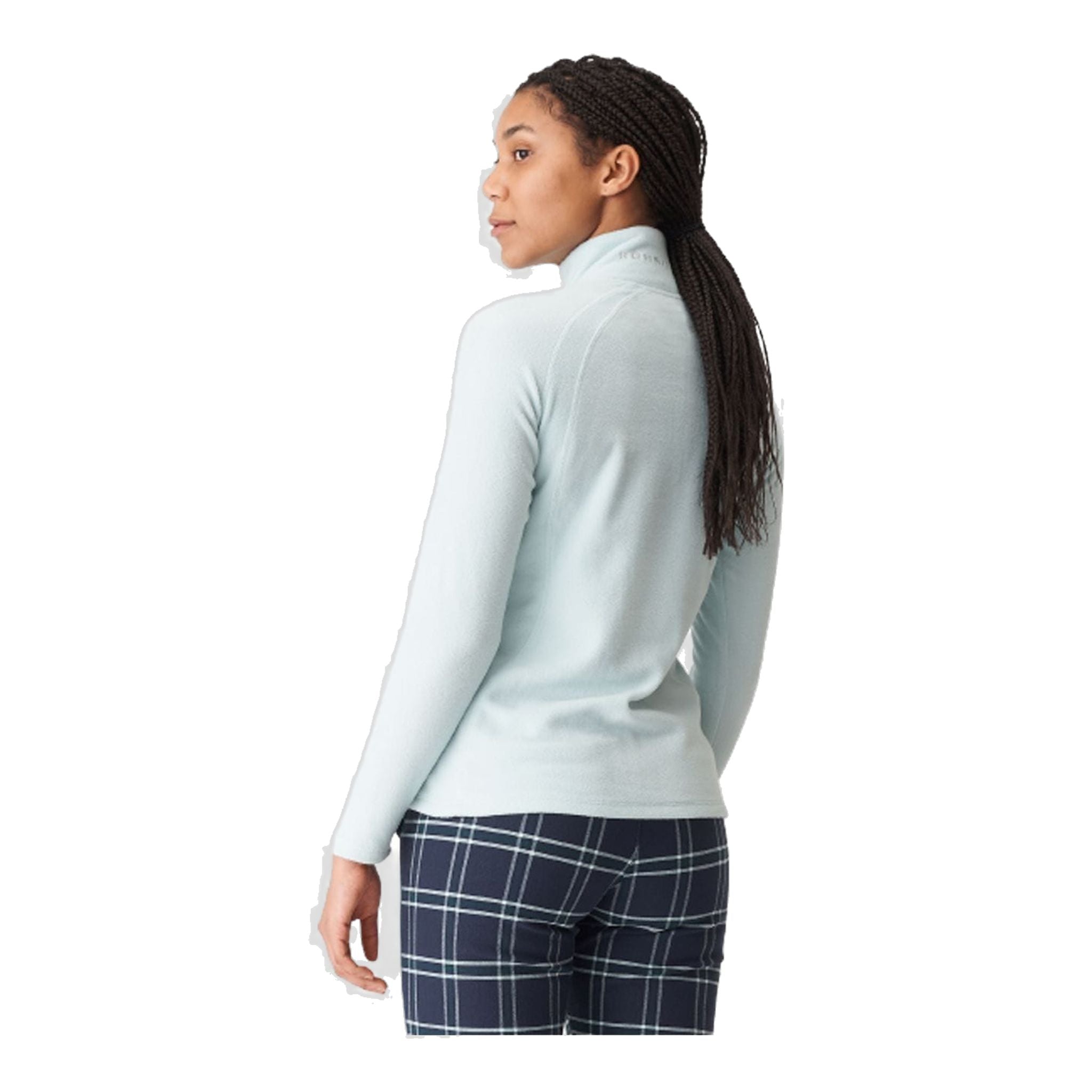 Röhnisch W Fleeceshirt Amy Mezza Zip Blu Pastello Donna