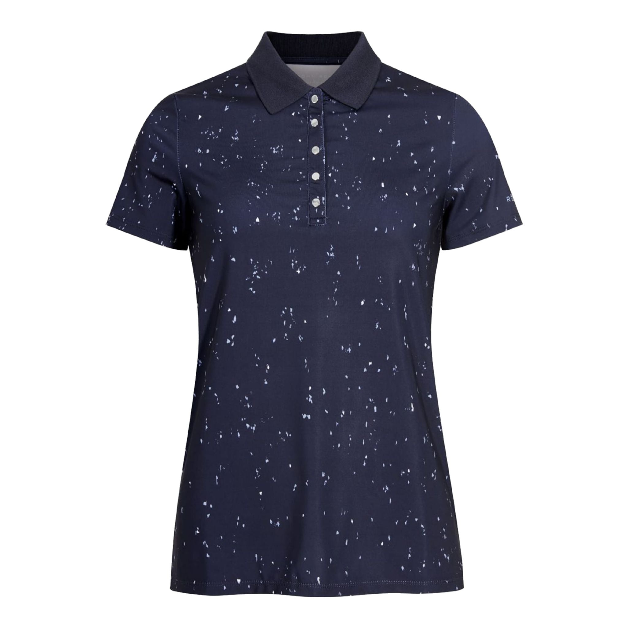 Polo Röhnisch Direction blu navy Micro Spot Donna