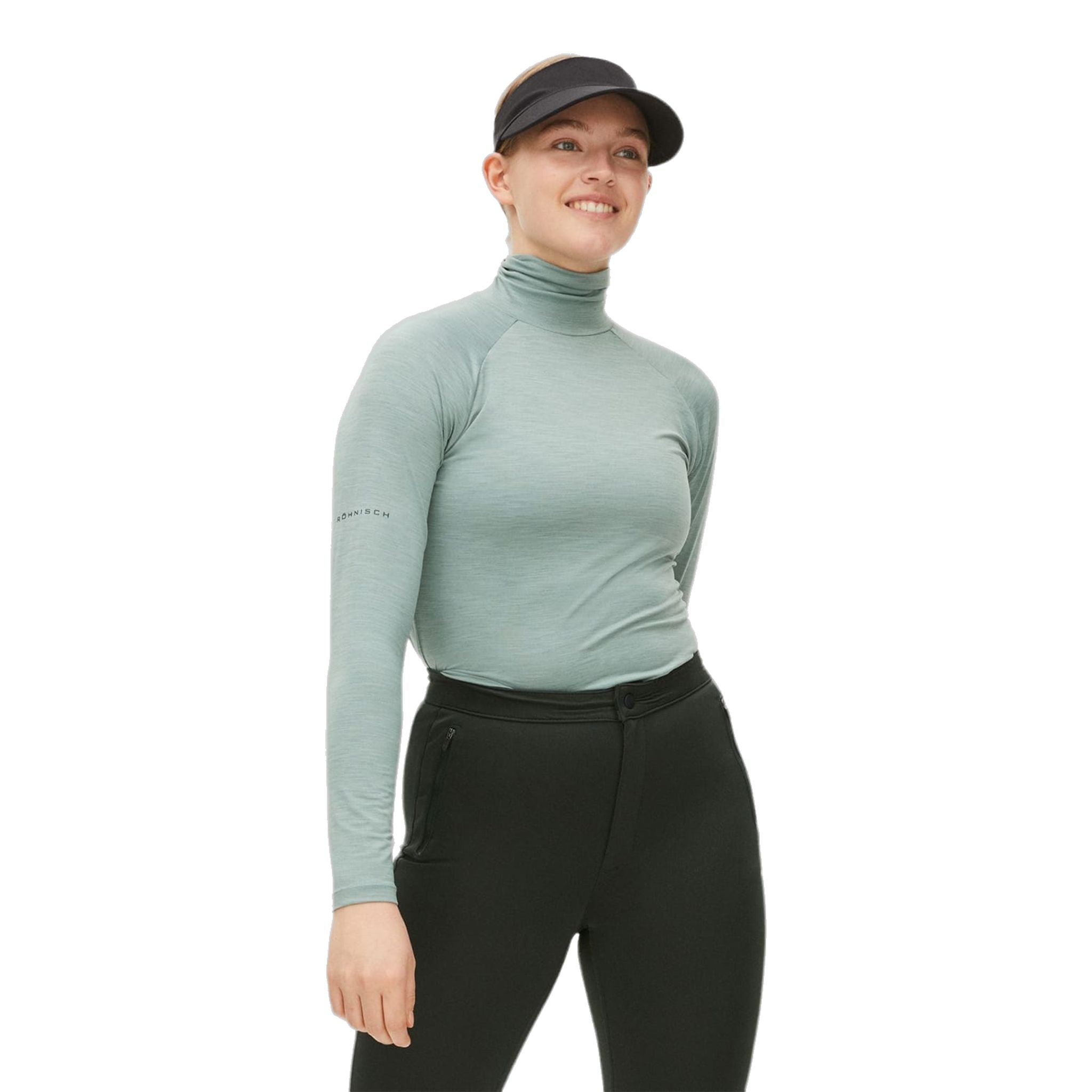 Polo da golf a maniche lunghe Röhnisch Hailey da donna