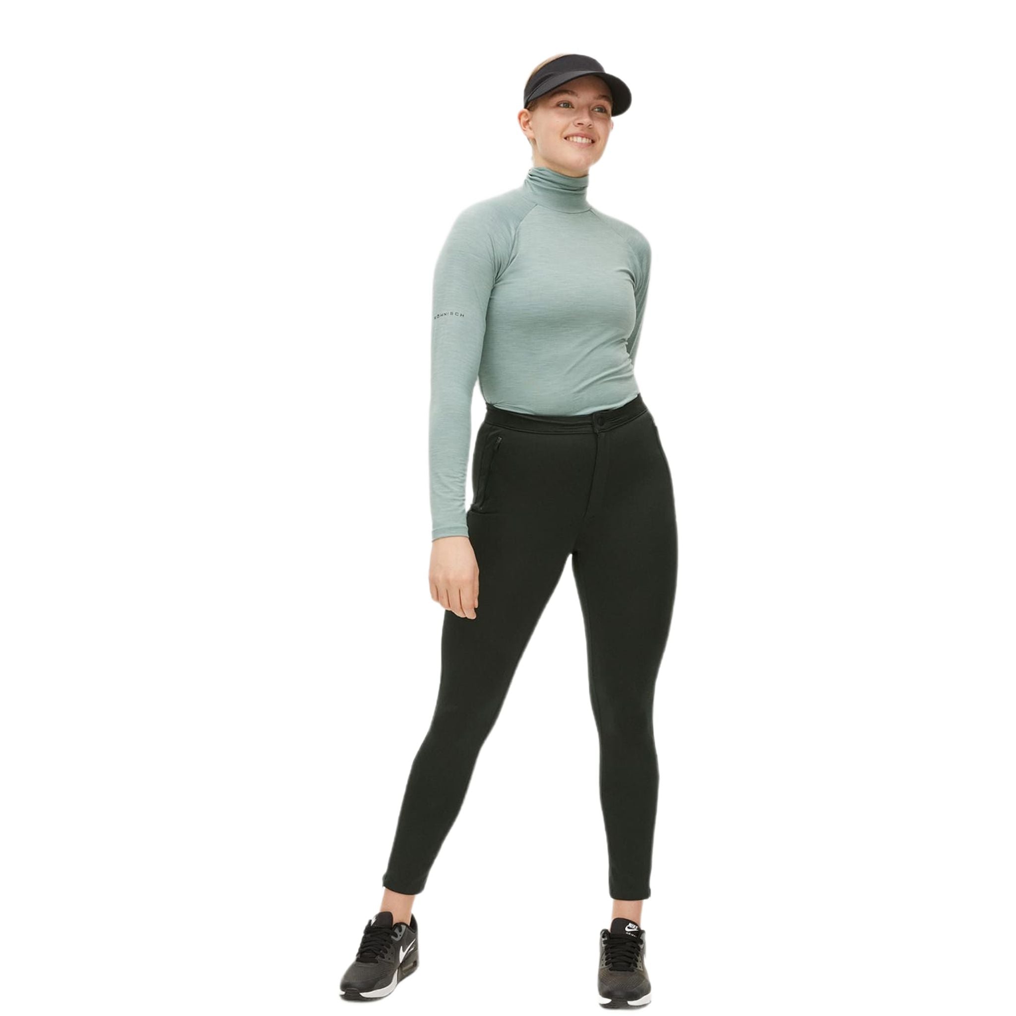 Polo da golf a maniche lunghe Röhnisch Hailey da donna