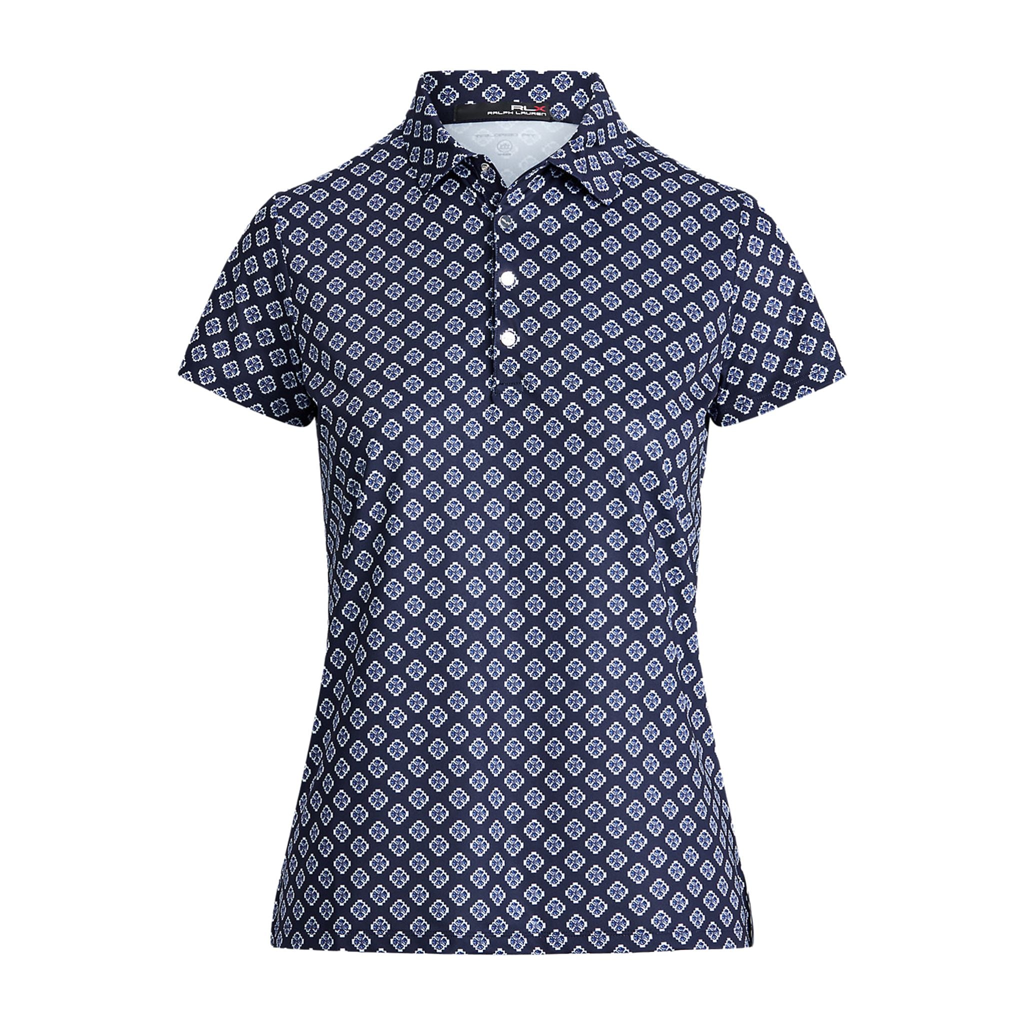 Polo Ralph Lauren W Printed Airflow SS da donna blu navy