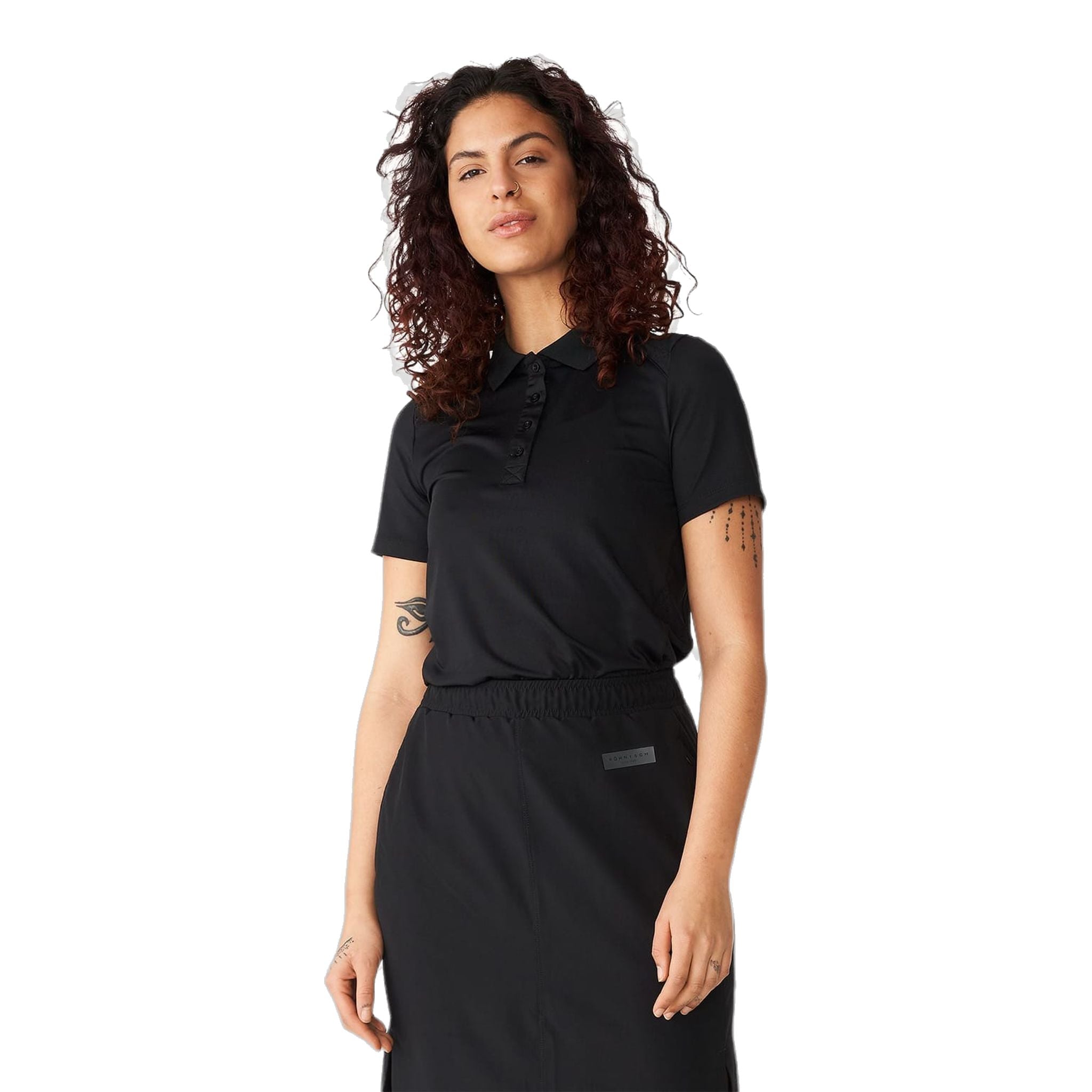 Röhnisch Rumi Polo Schwarz Damen Damen