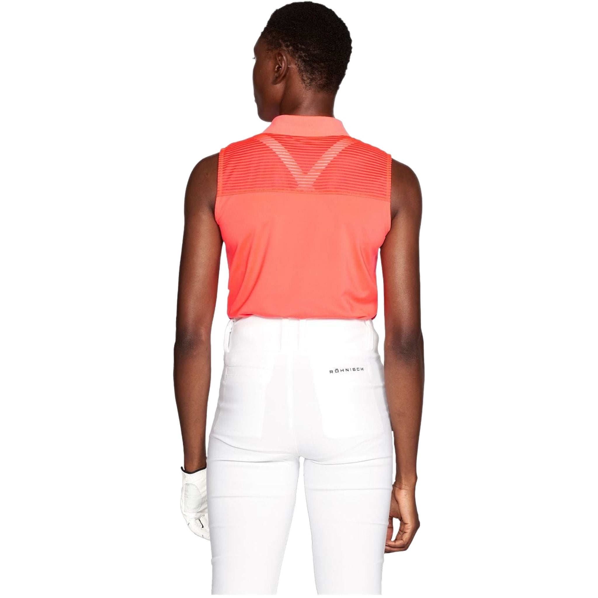 Röhnisch W Miko SL Polo Neon Pink Donna