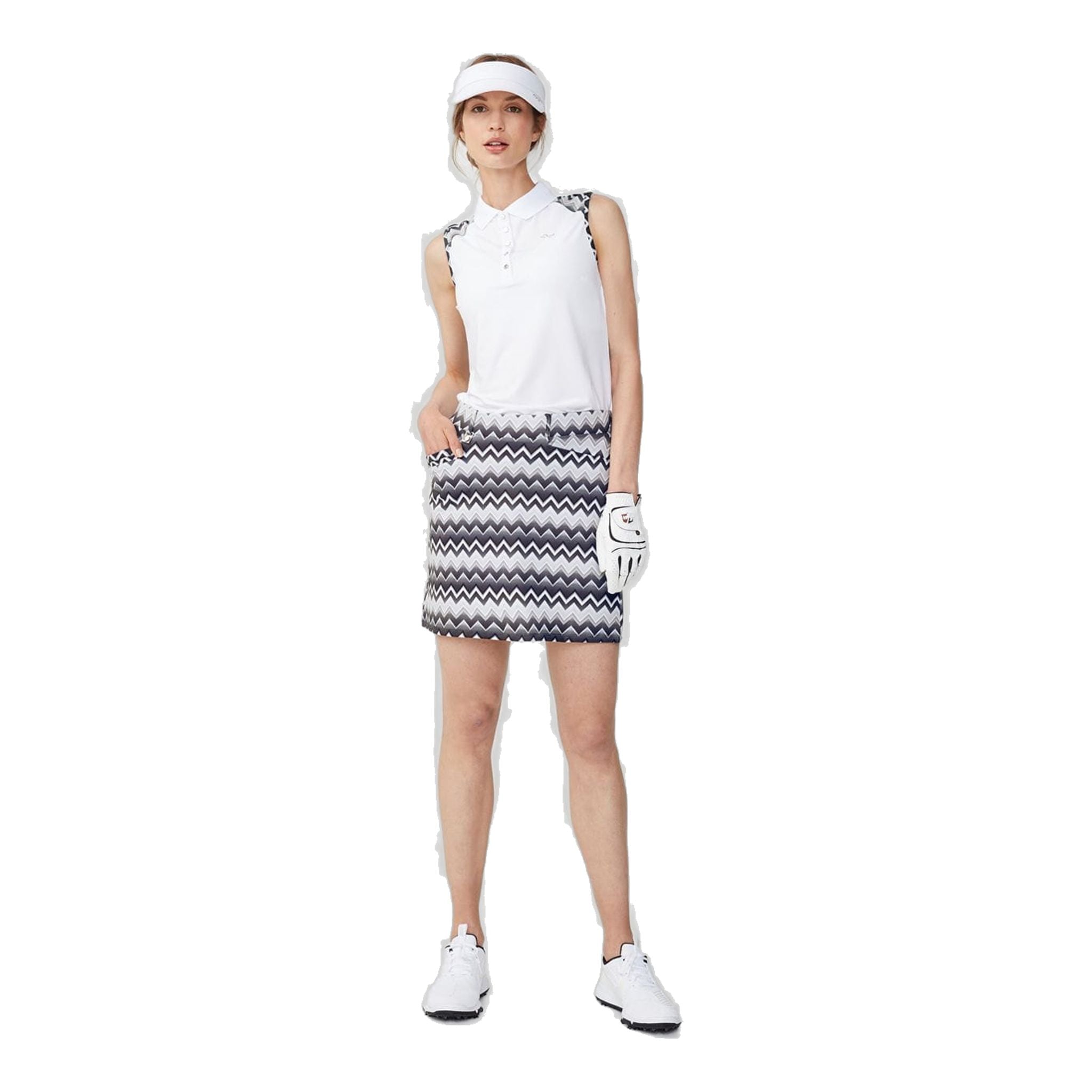 Röhnisch Element SL Polo Zigzag Sabbia Donna