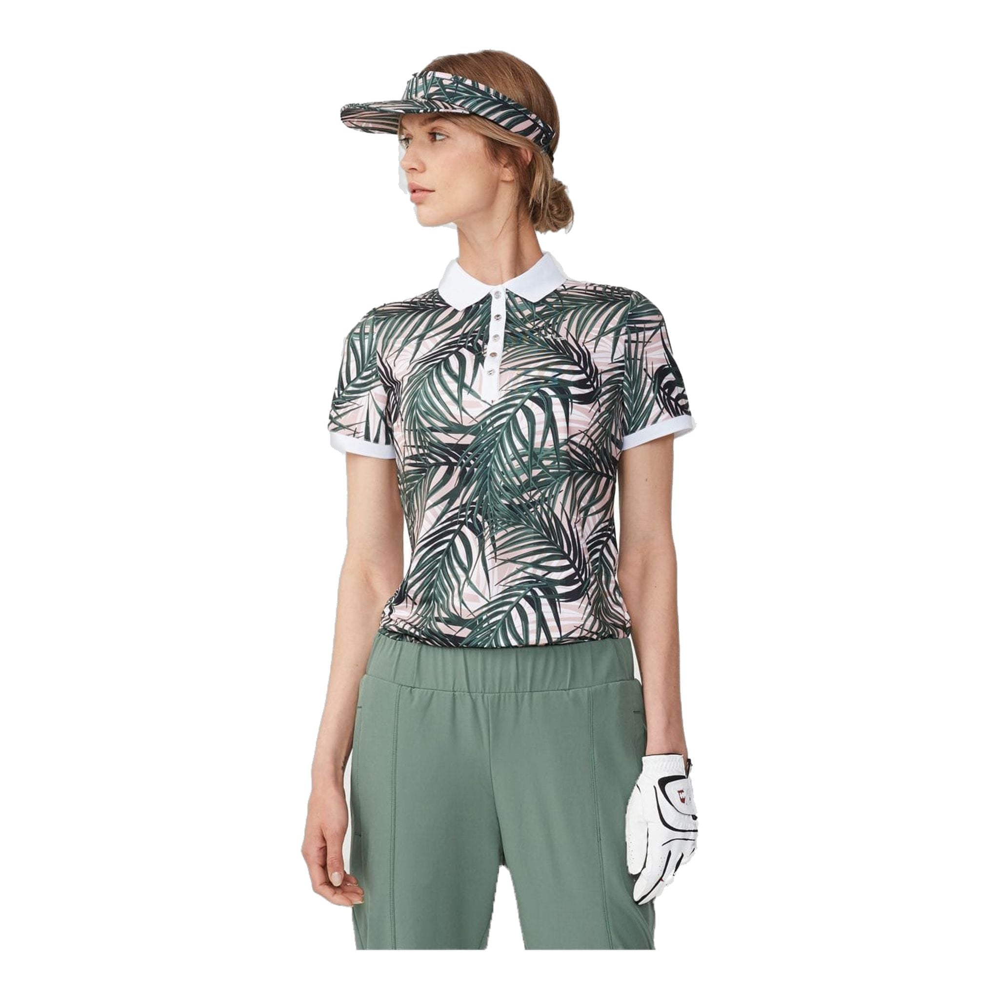 Röhnisch Polo Element Palm Pale Pink da donna