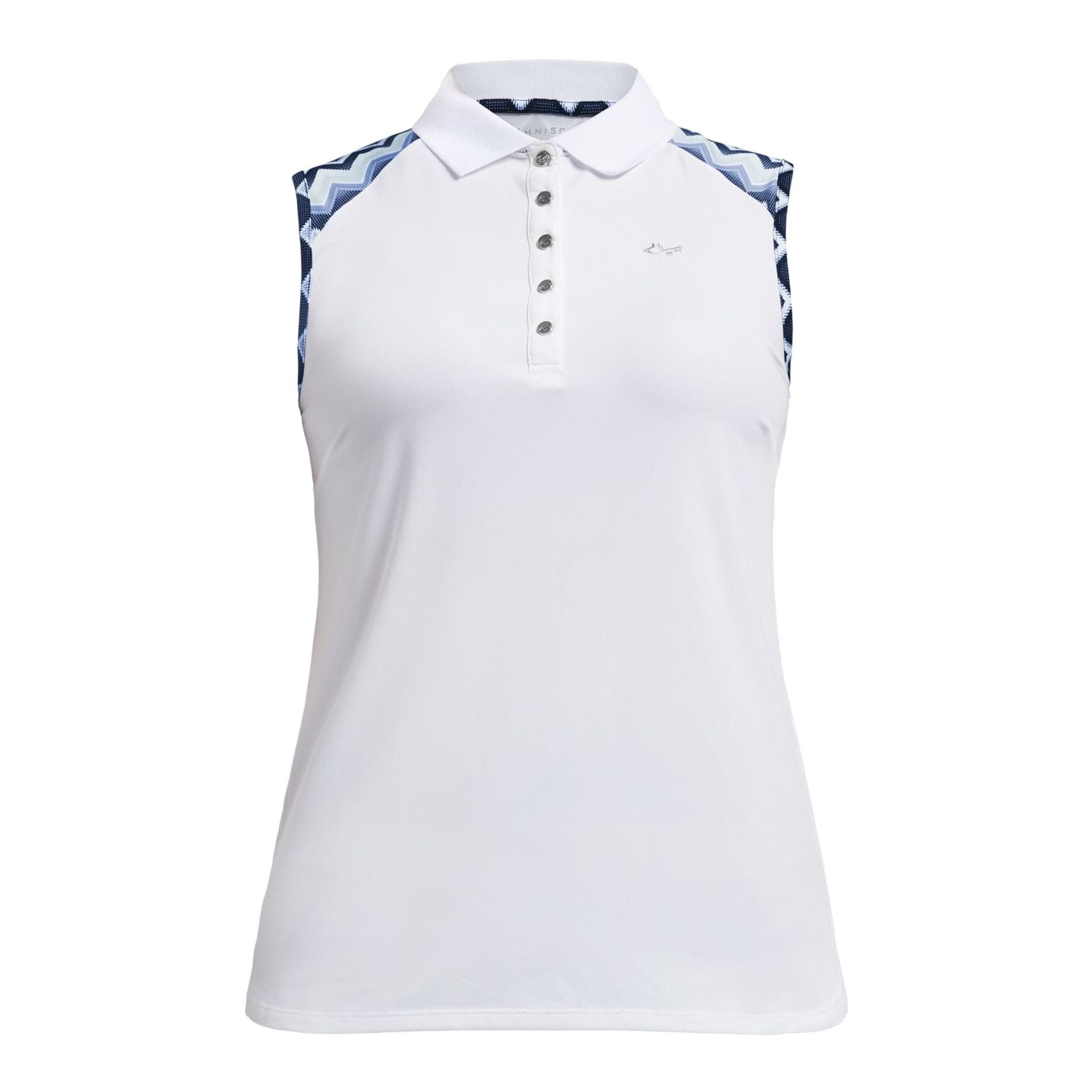 Röhnisch Element SL Polo Zigzag Blu Donna
