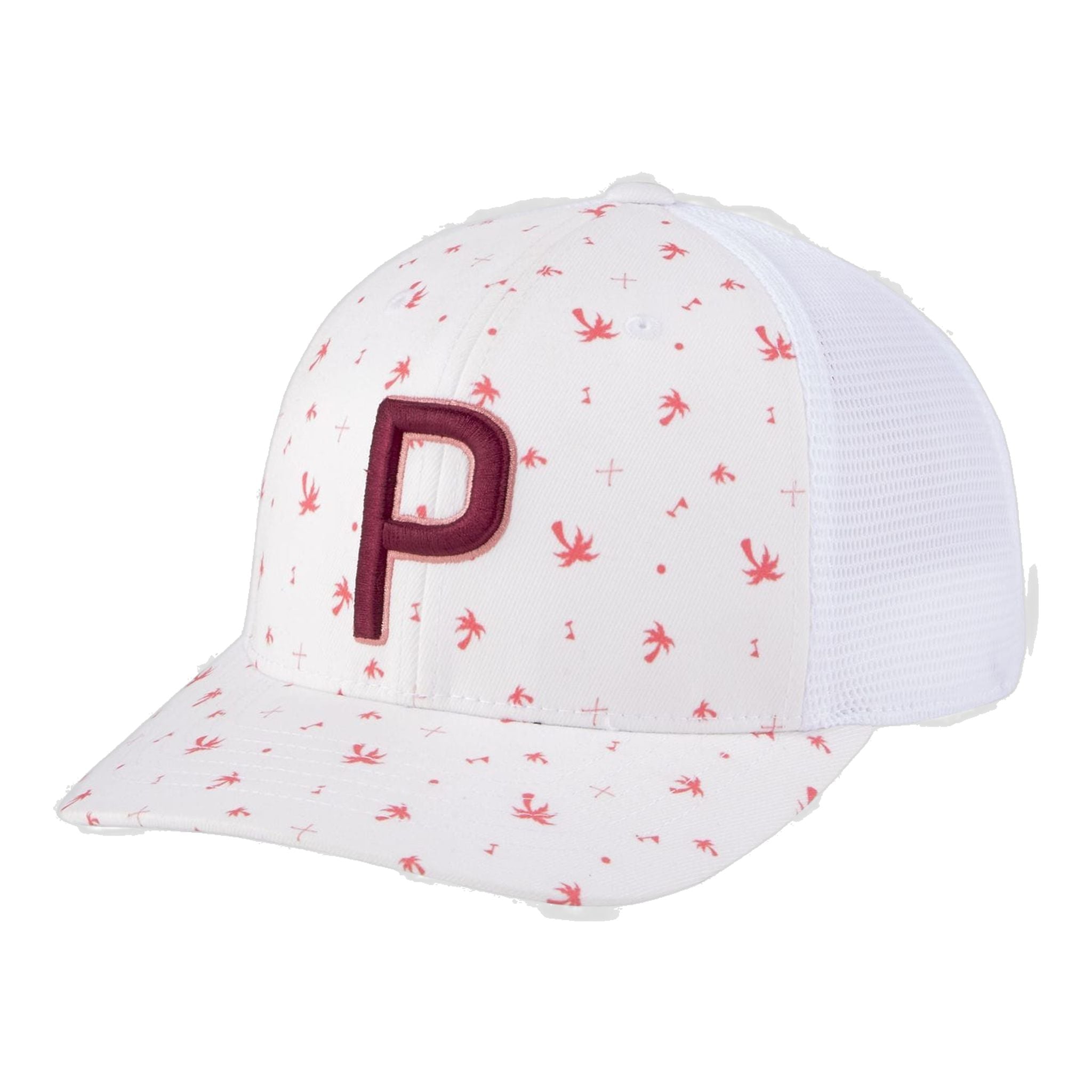 Puma Cap Trucker Snapback MP 110 Palms Bianco Brillante Uomo