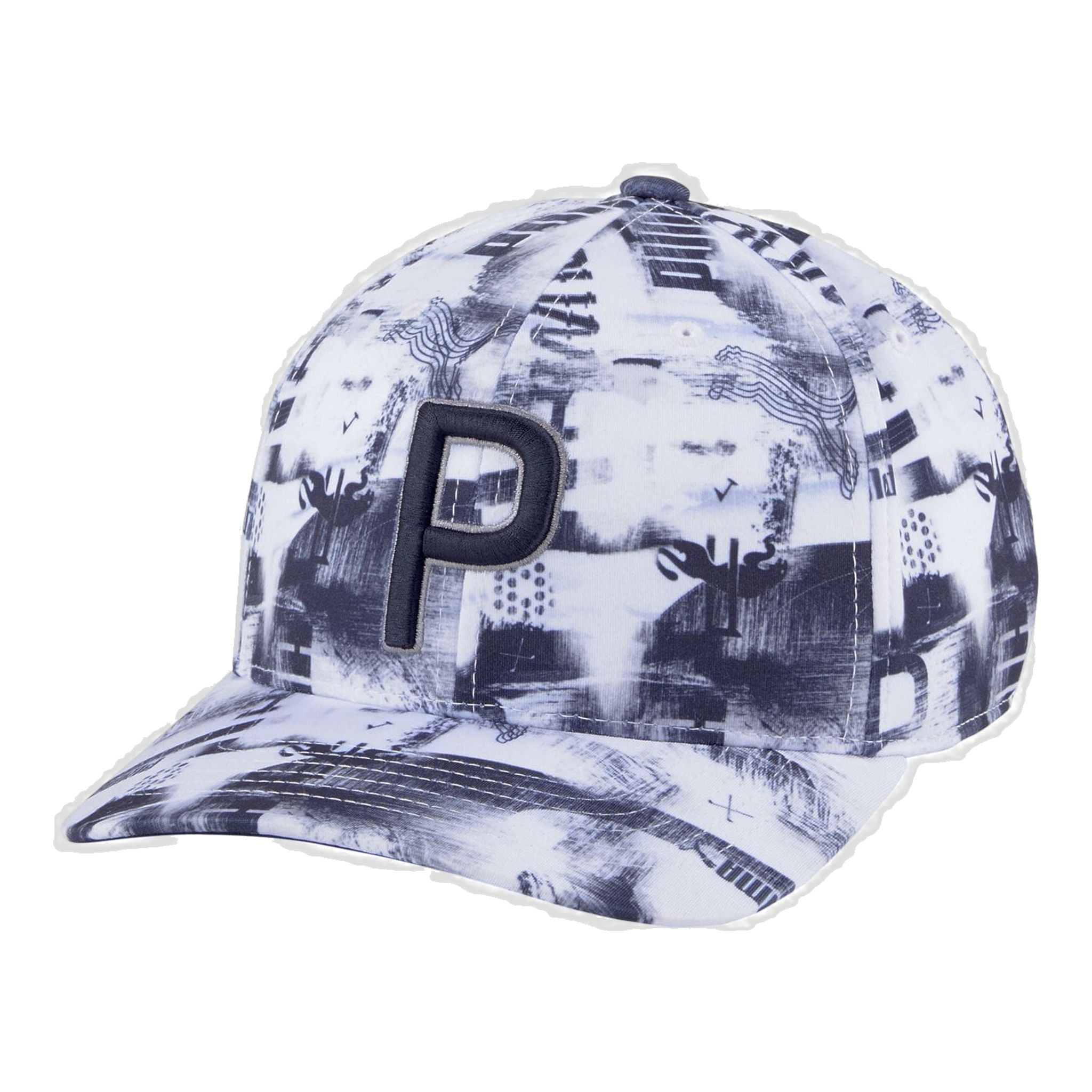 Puma Cap Snapback P 110 Hacked Bianco/Blu Navy