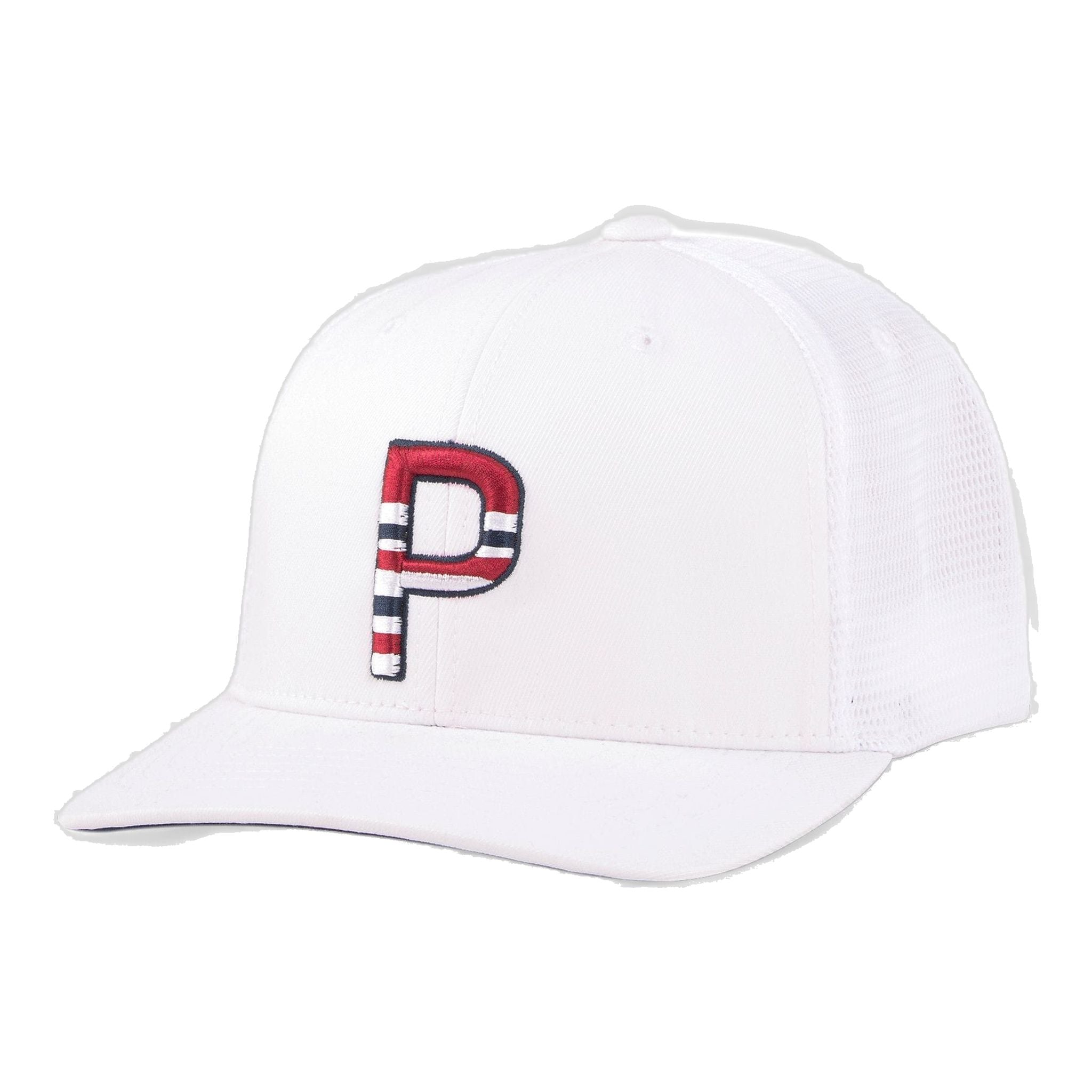 Puma M Cap Sundown Trucker P Snapback Bianco Brillante/Sci Uomo