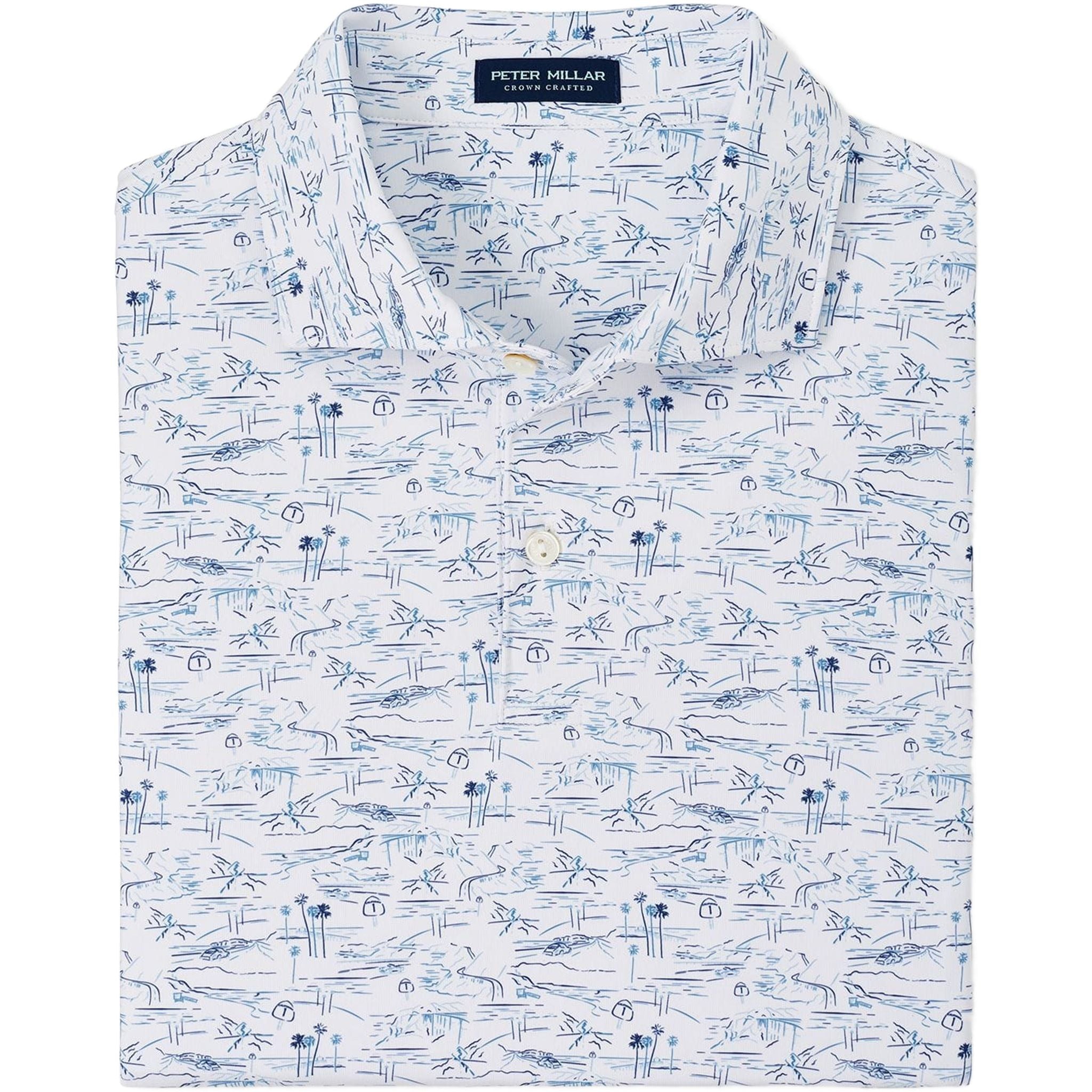 Polo da uomo in jersey performante Peter Millar