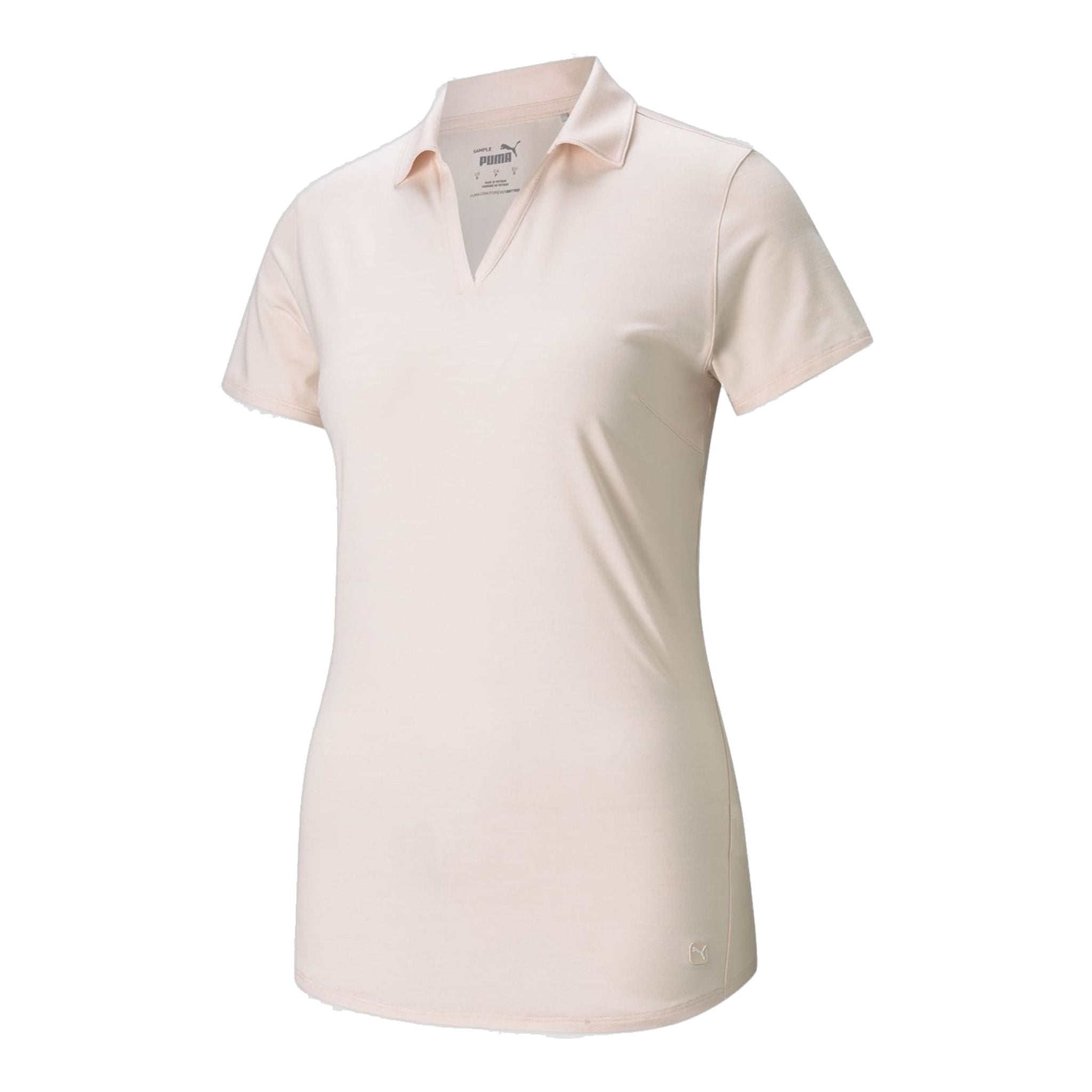 Puma W Cloudspun Free SS Polo Rosa Donna