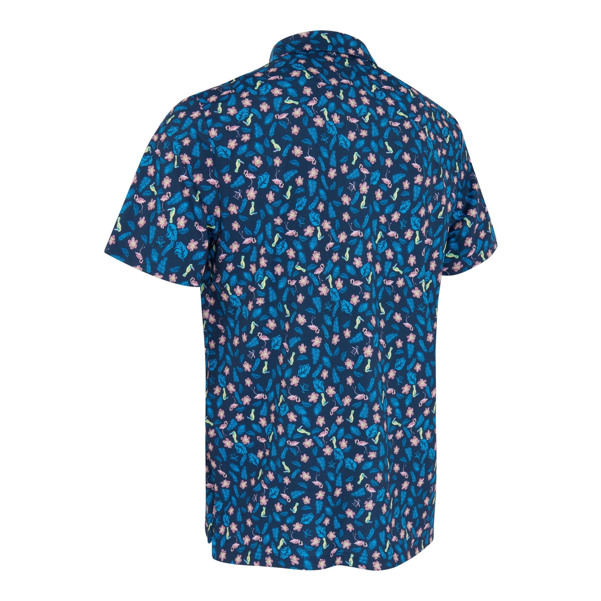 Polo Original Penguin SS Whimsical Tropical Print Uomo