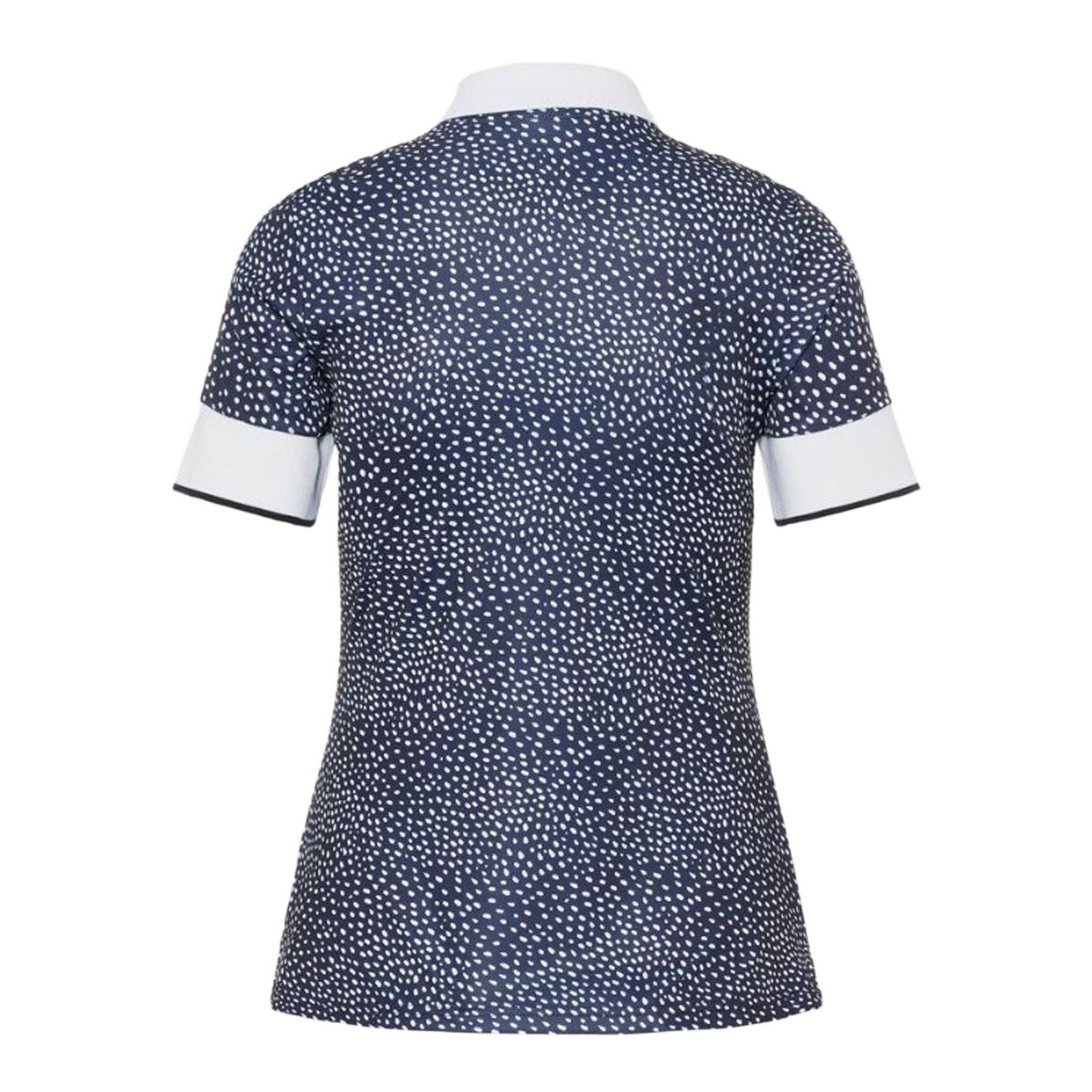 J. Lindeberg W Lexie-TX Coolmax Polo Bianco Dot Donna