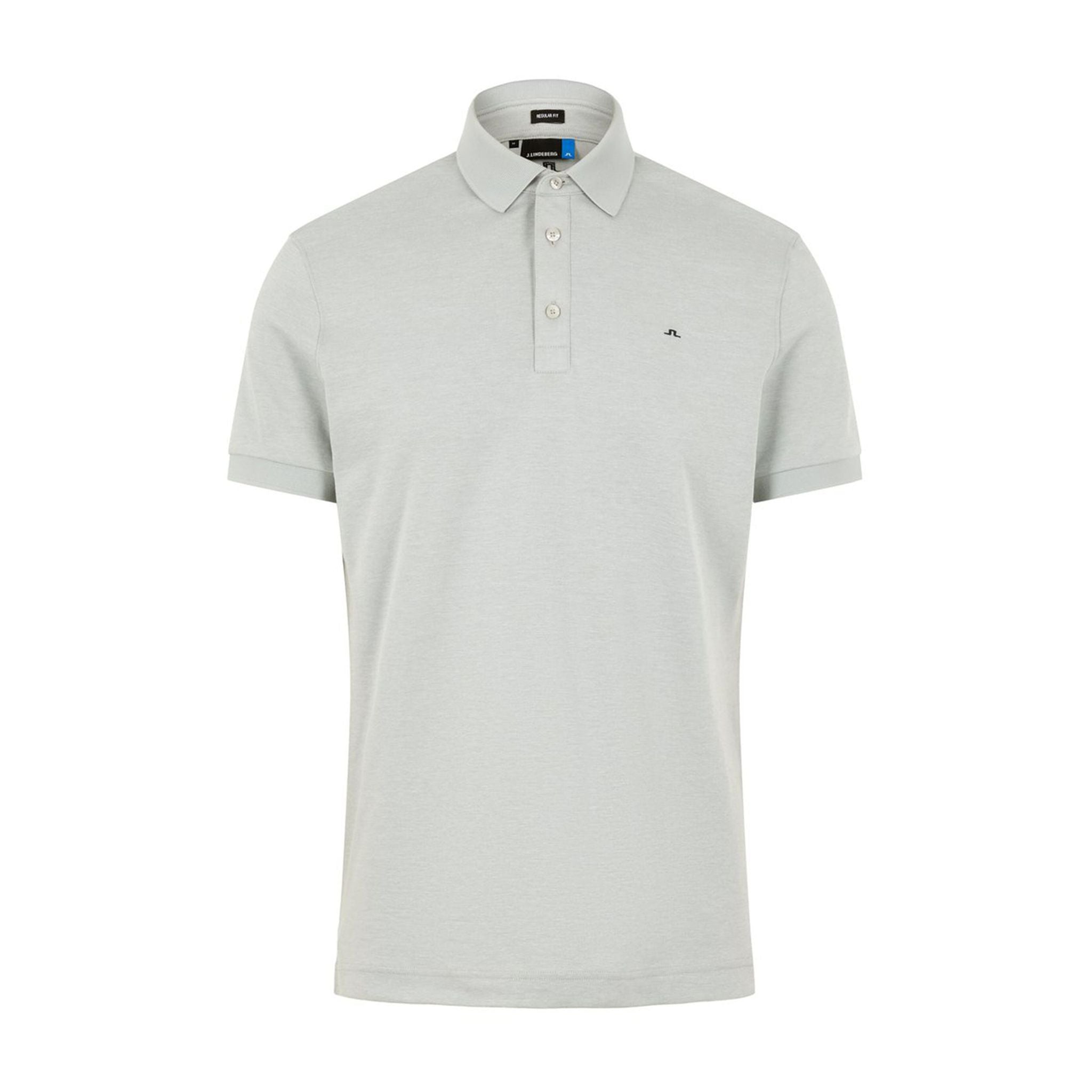 Polo J. Lindeberg M Stan Reg Fit-Club Pique Stone Grey Melange da uomo