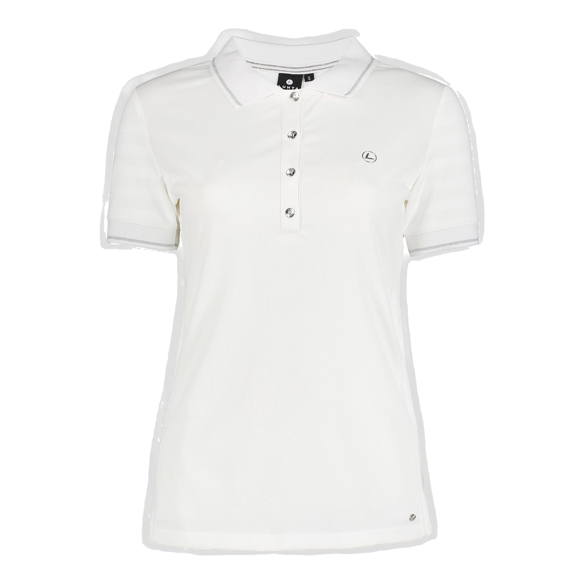 Luhta W Polo Shirts Eriksdal Bianco Ottico Donna