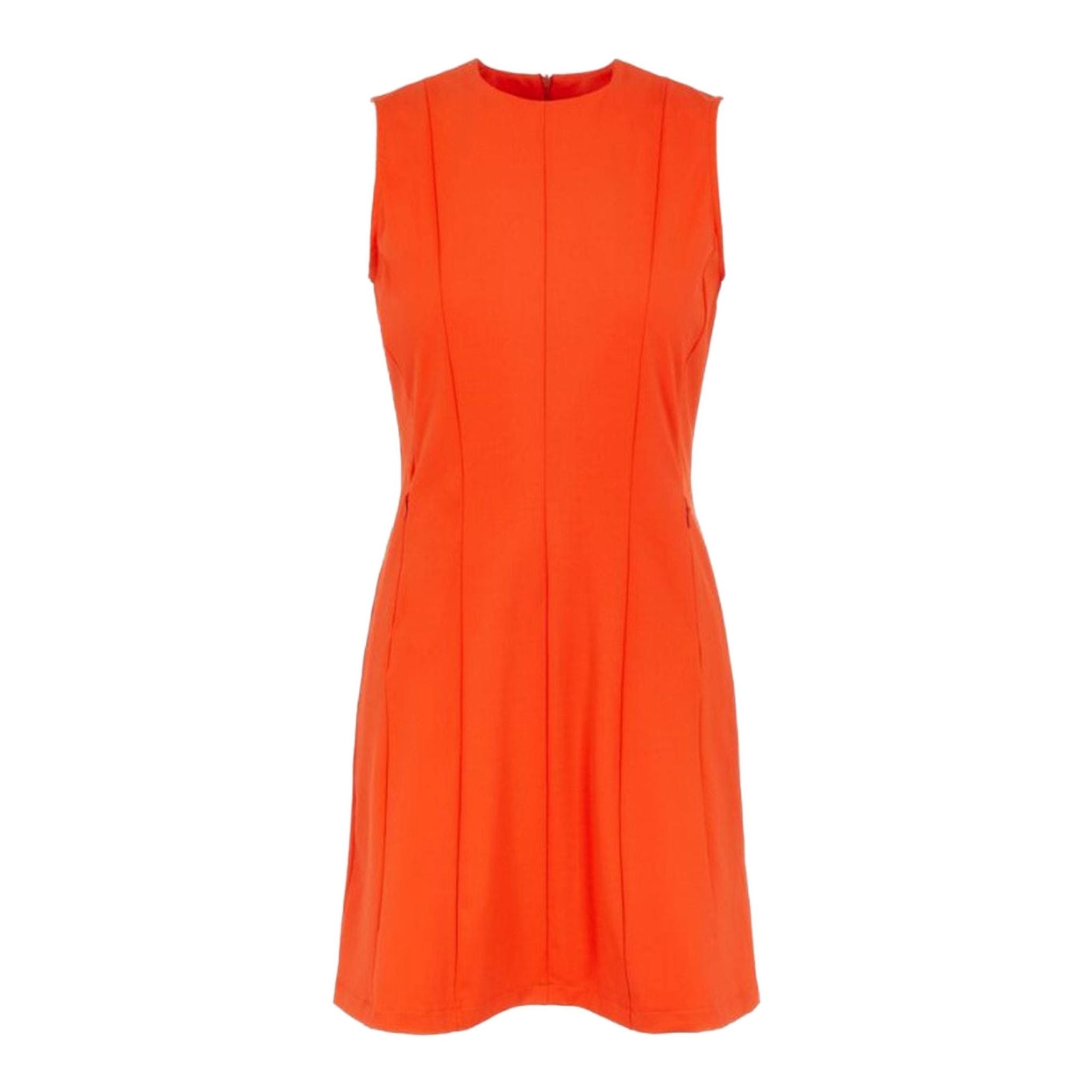 J. Lindeberg W Jasmin Lux Sculpt Dress Rosso Pomodoro Donna