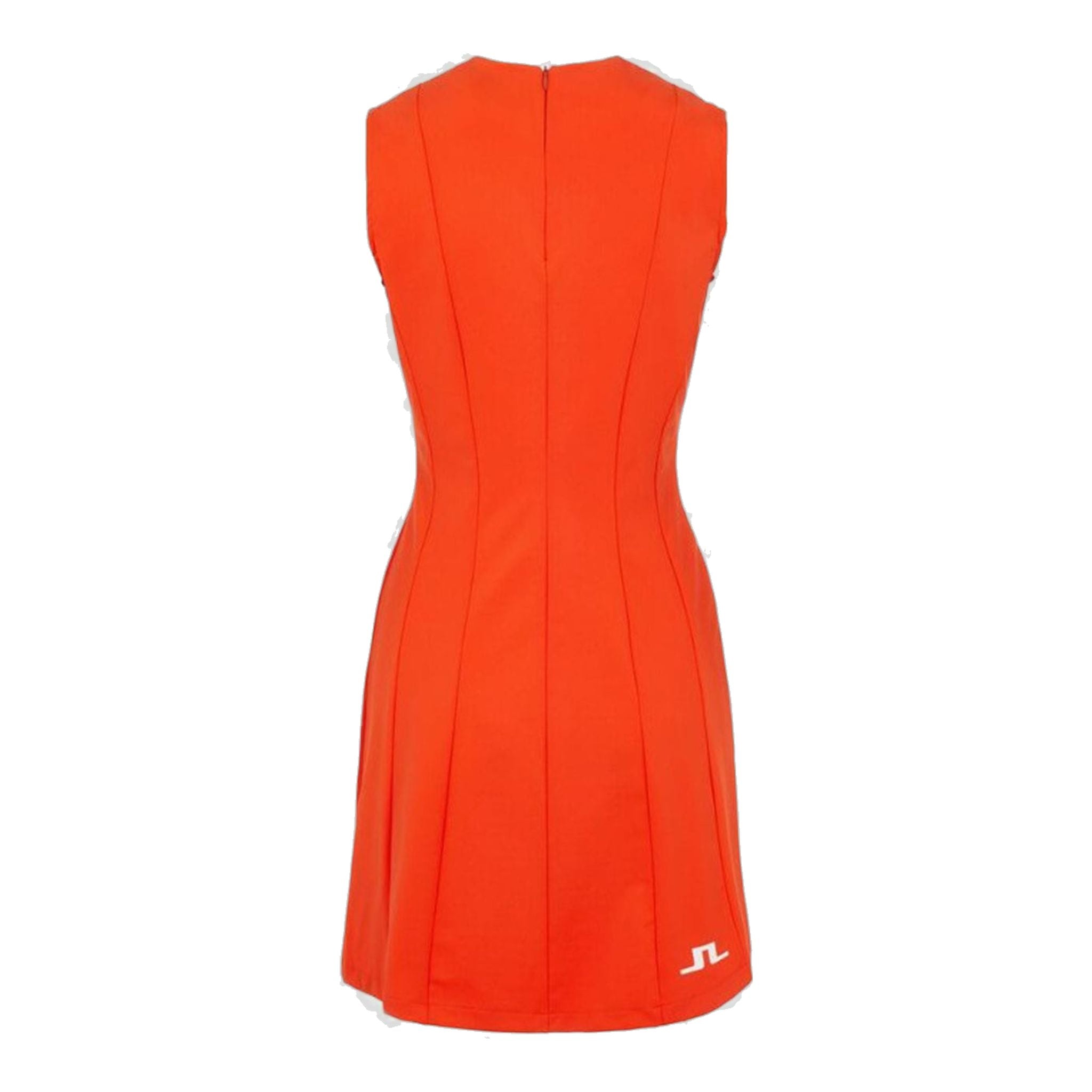 J. Lindeberg W Jasmin Lux Sculpt Dress Rosso Pomodoro Donna