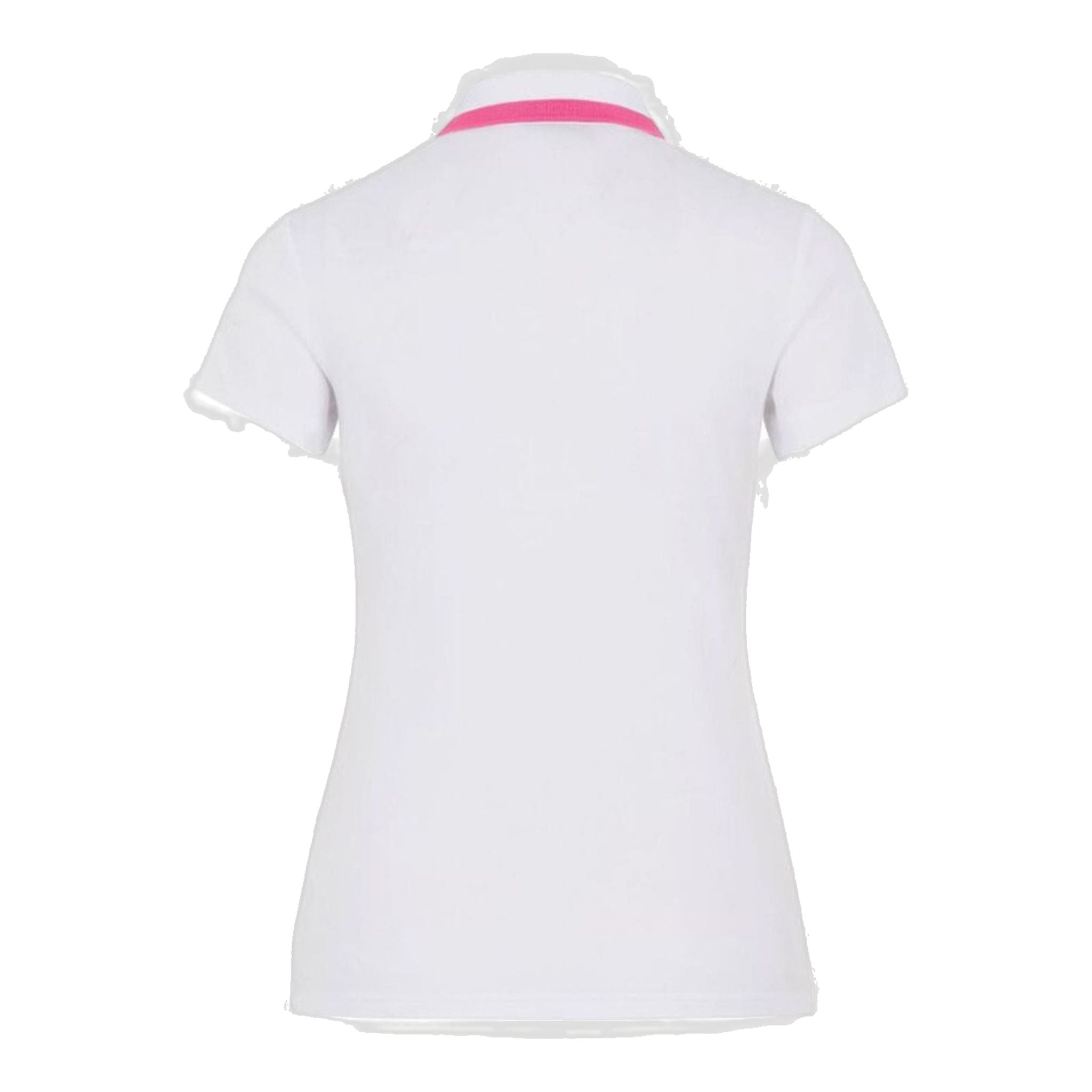J. Lindeberg W Alve-Cotton Poly Polo Bianco Donna
