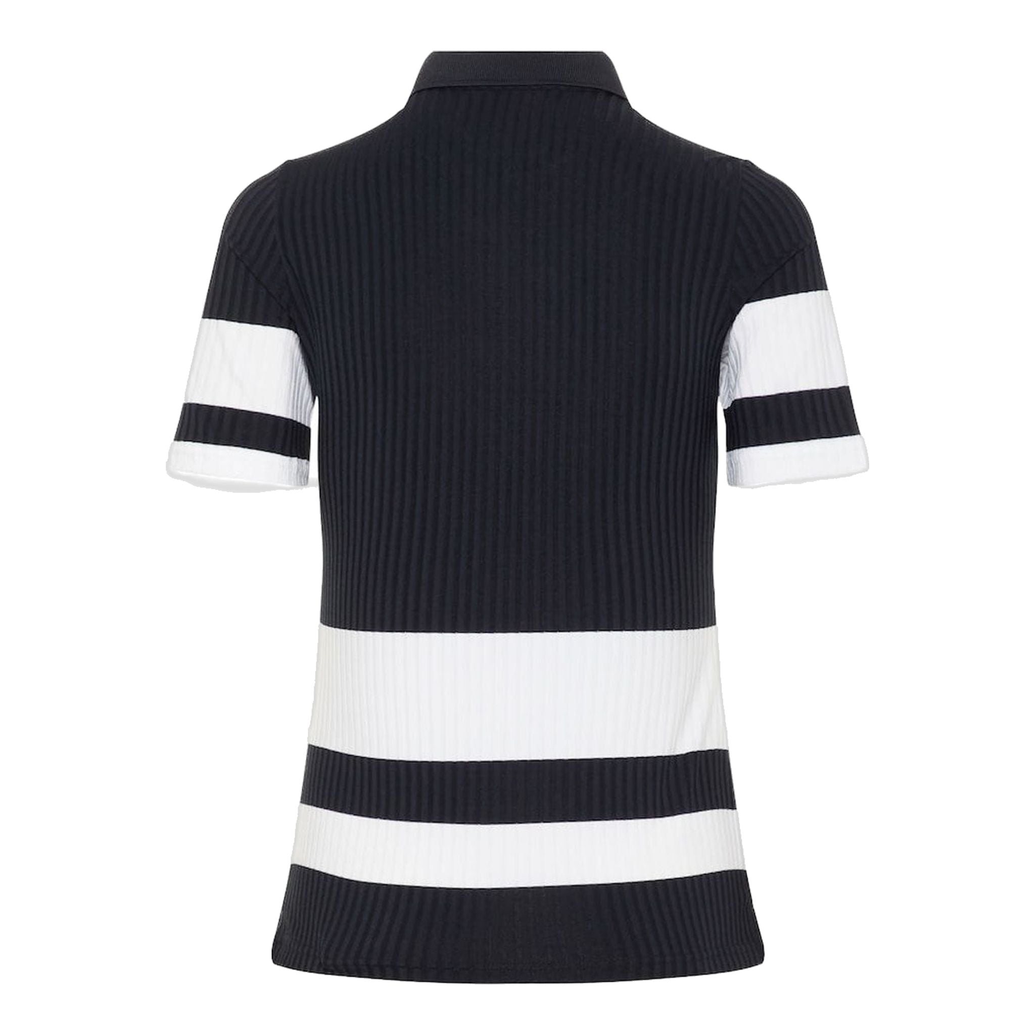J. Lindeberg W Natasha-Rib Jersey Polo Jl Blu Navy Donna