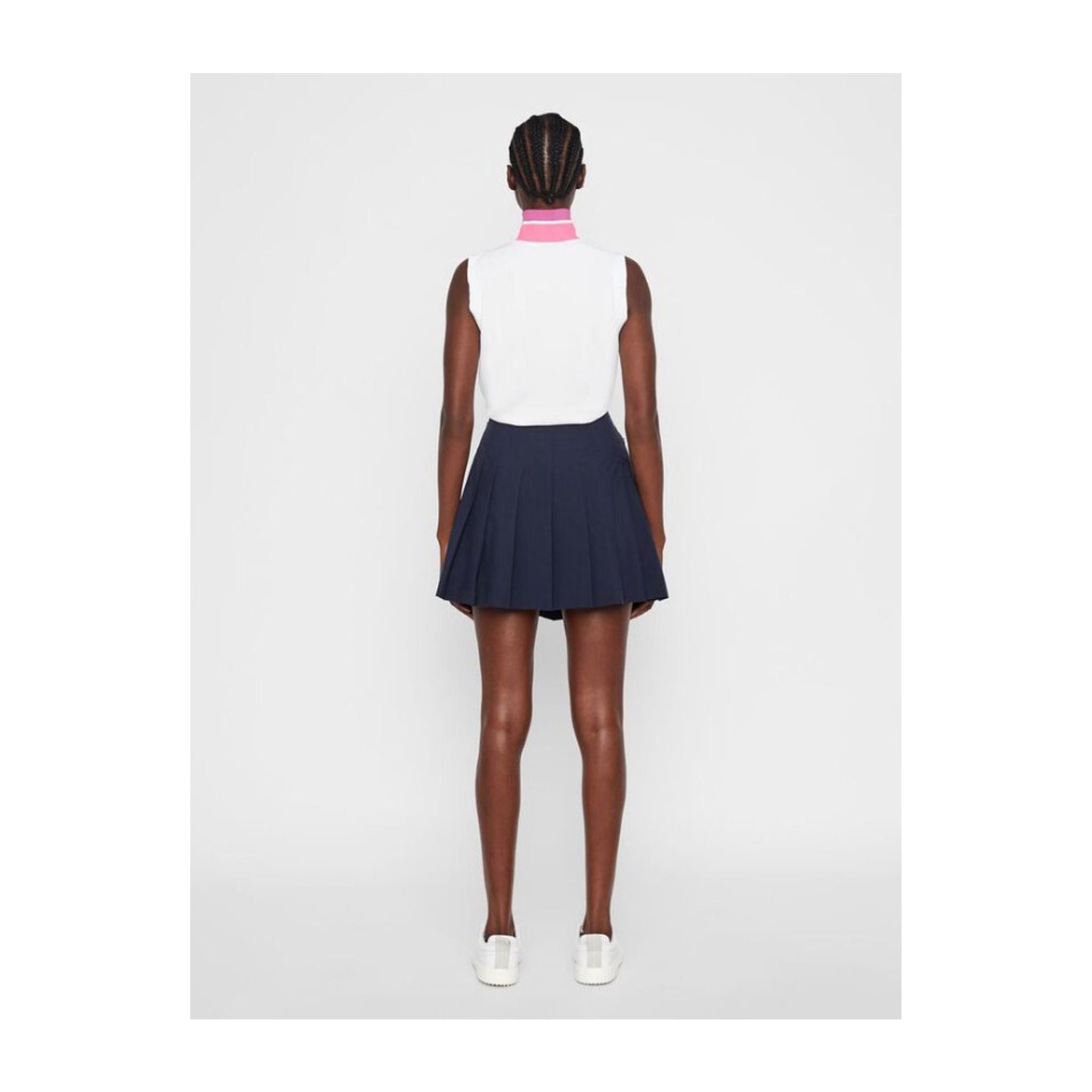 J. Lindeberg W Audrey TX-Jersey SS Polo Bianco Donna