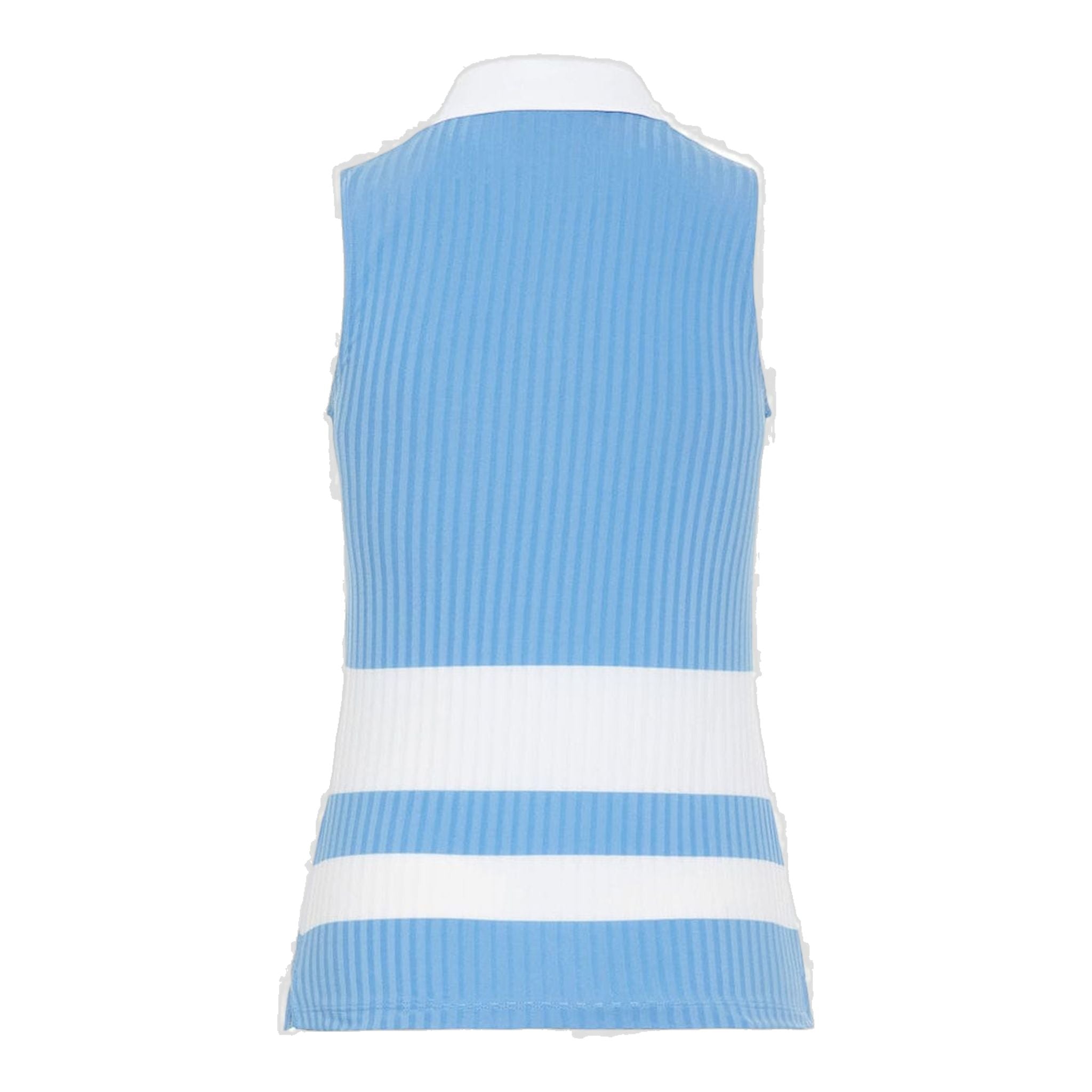 J. Lindeberg W Nora-Rib Jersey Polo Blu Lago Donna