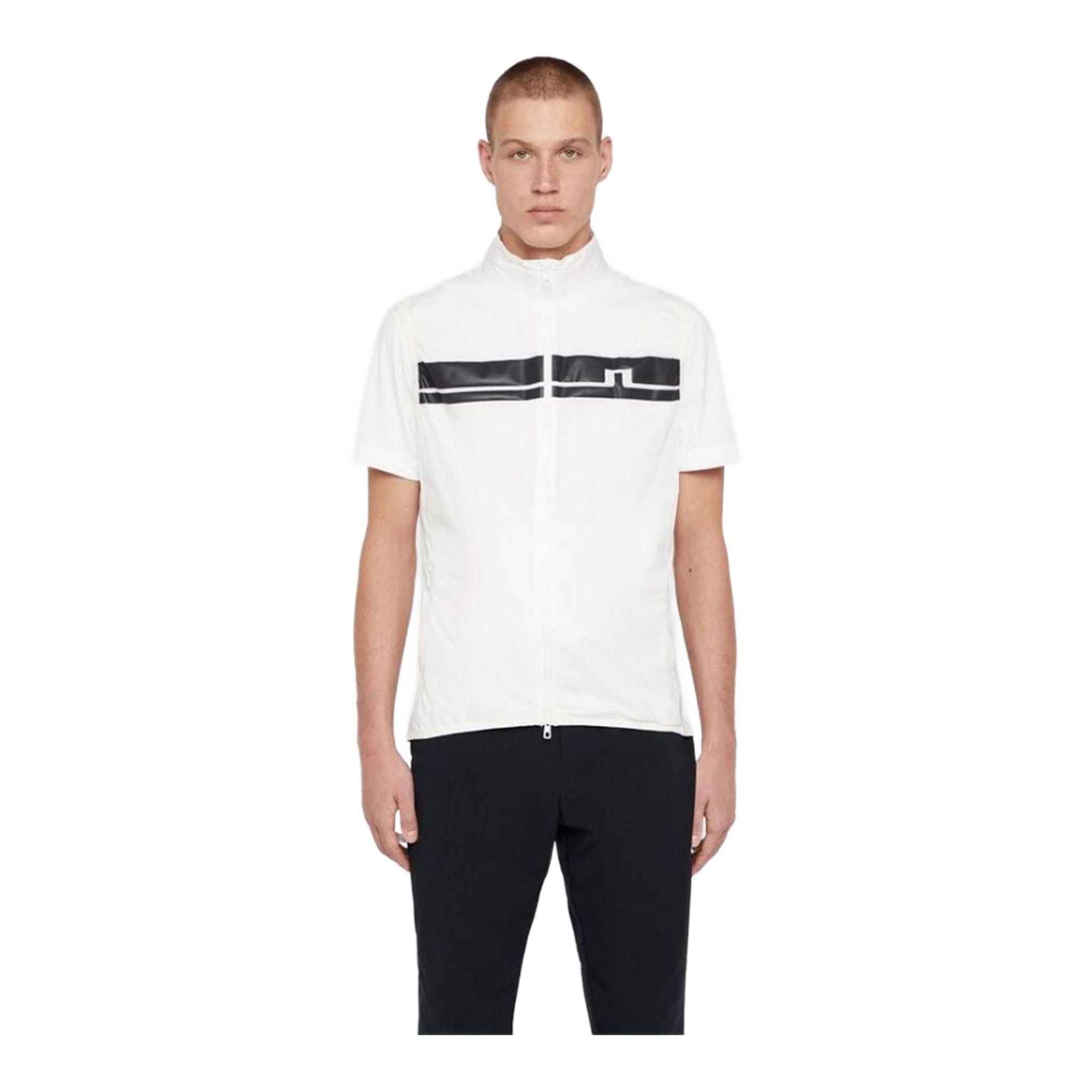 J. Lindeberg M Lou Light Vest Stretch Wind Pro Bianco Uomo