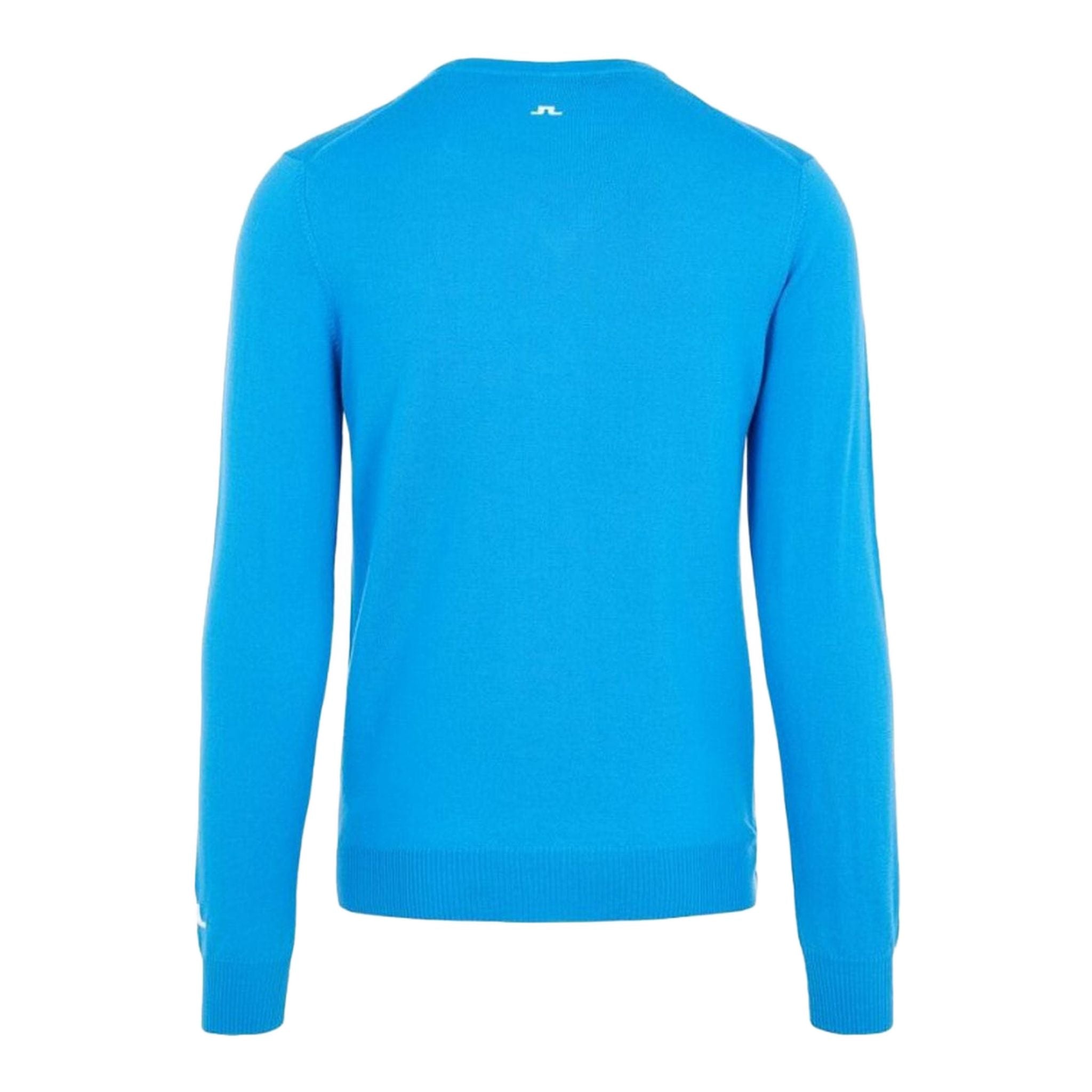 J. Lindeberg M Lymann-Tour Merino Sweater True Blue Herren