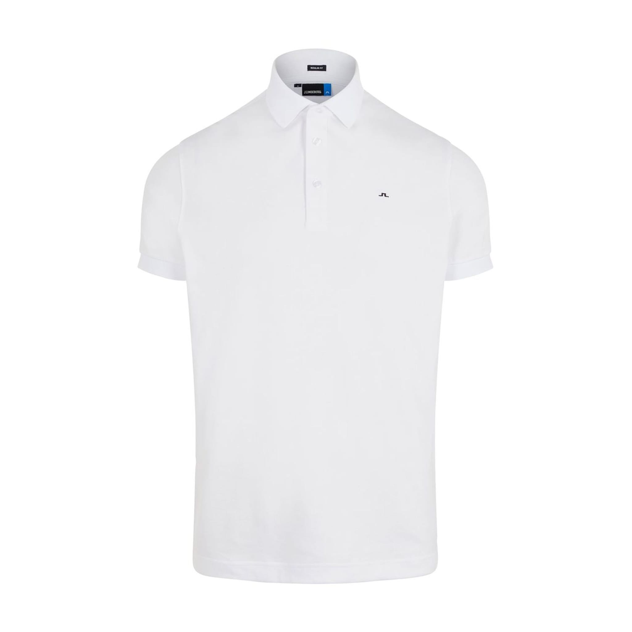 J. Lindeberg M Stan Reg Fit-Club Pique Polo White Herren