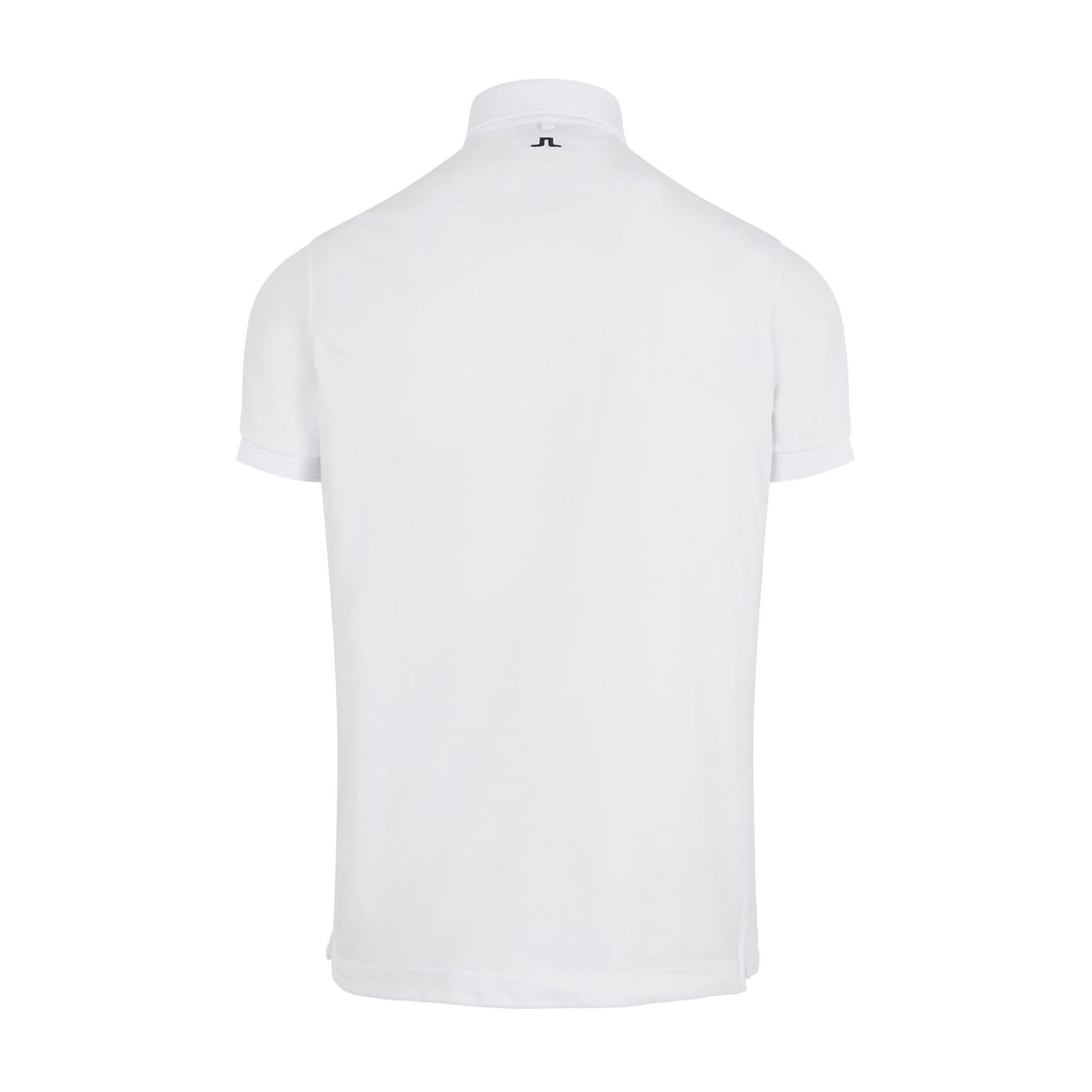 J. Lindeberg M Stan Reg Fit-Club Pique Polo White Herren