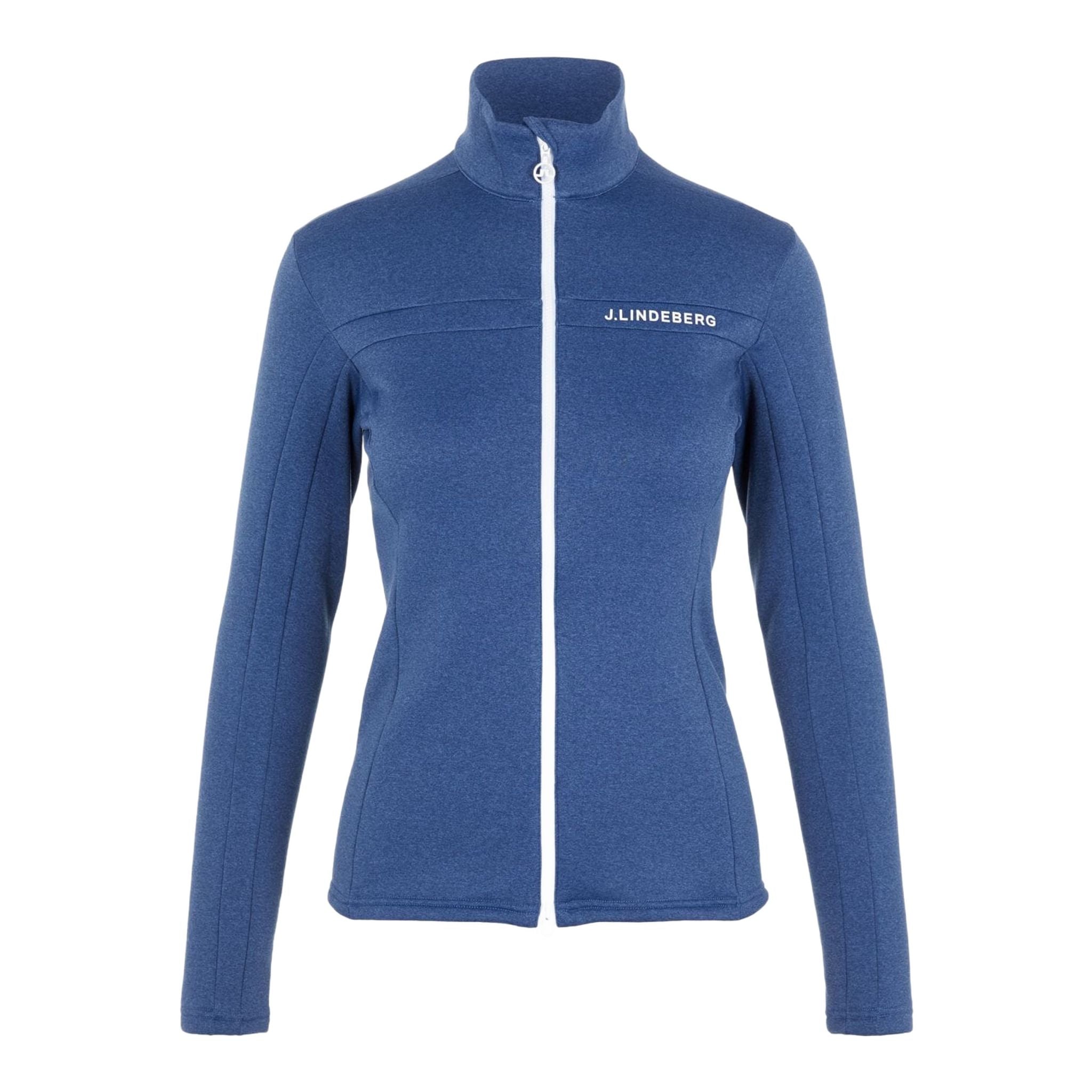 J. Lindeberg W Mid Layer Flora Blu notte/Melange Donna