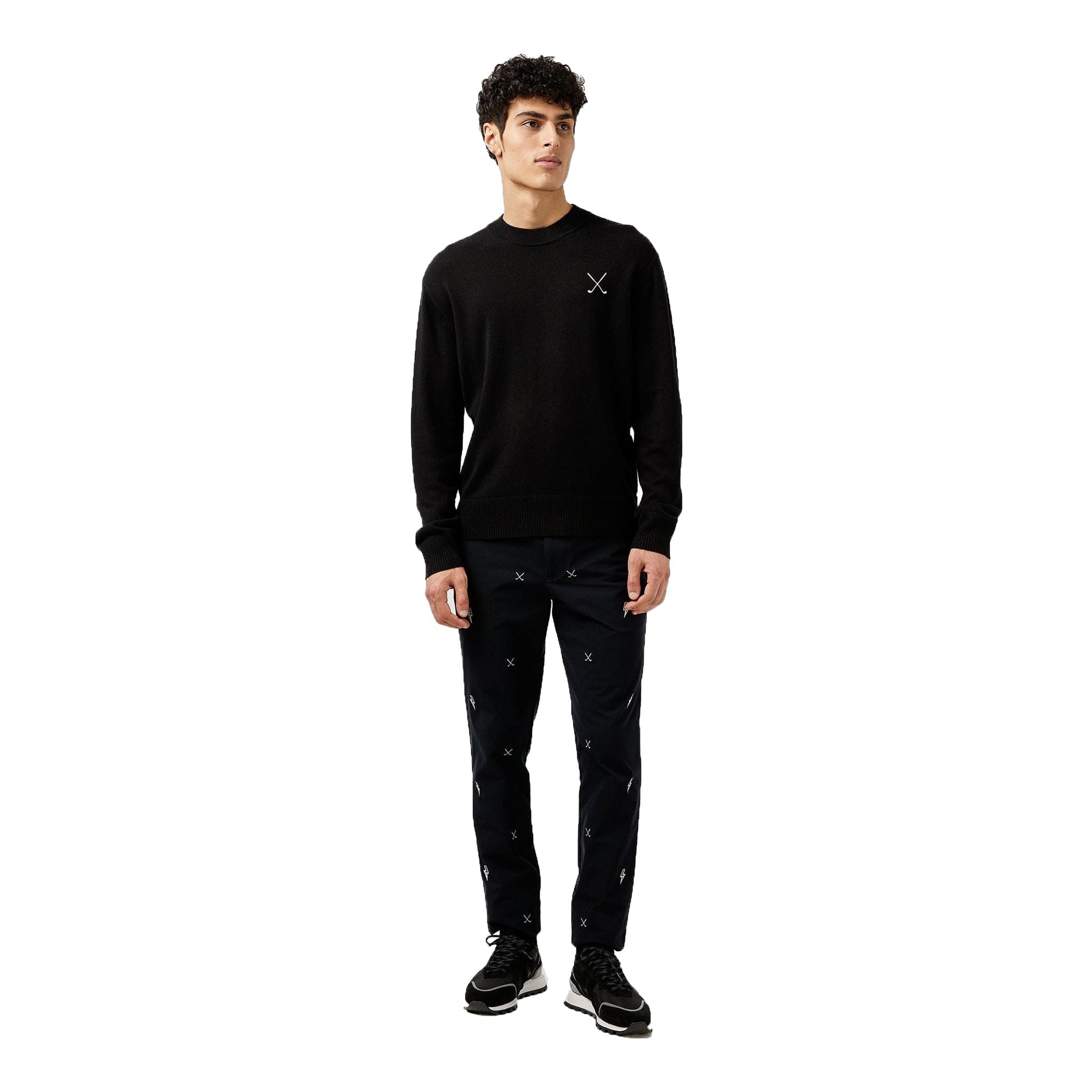 J. Lindeberg JL Strike Pantaloni neri da uomo