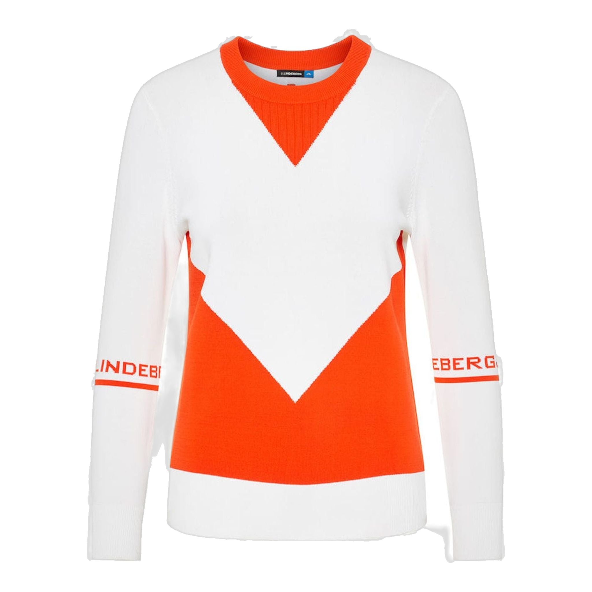 J. Lindeberg W Celine-Maglione in nylon viscosa bianco donna