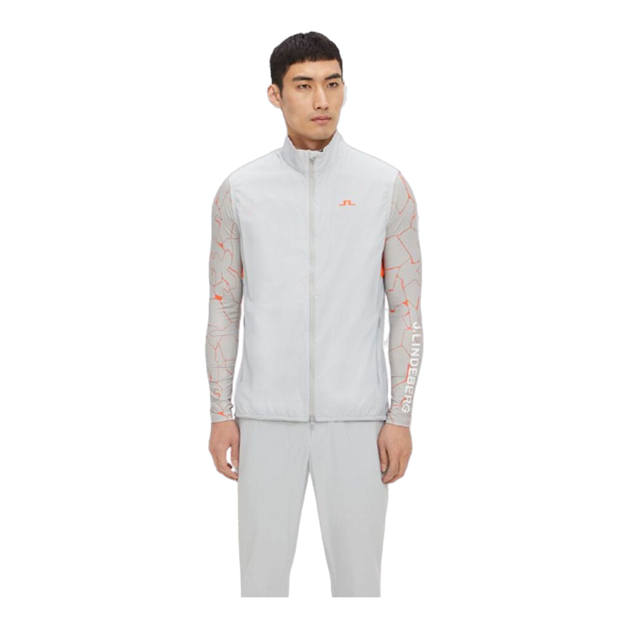 J. Lindeberg Gilet Light Dale Stone Grigio Donna