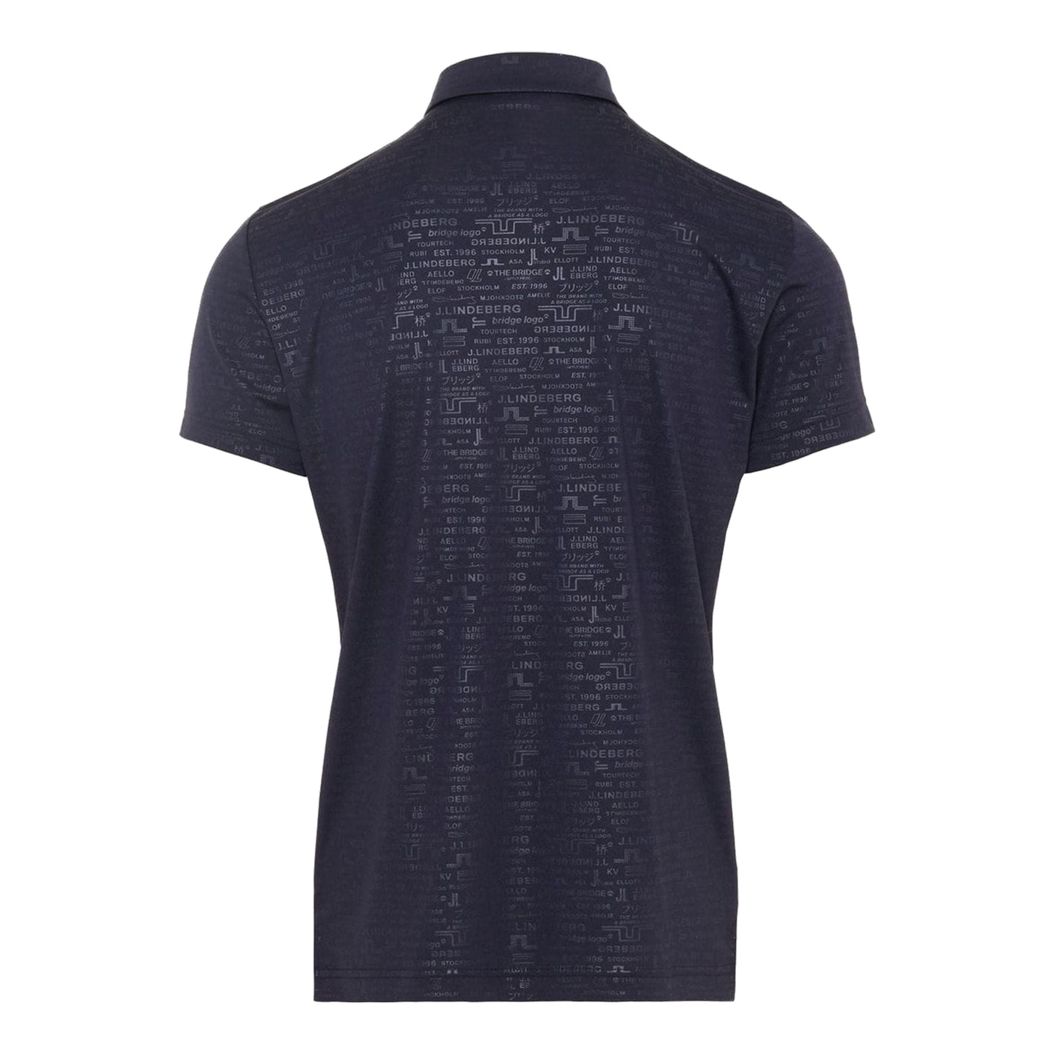 J. Lindeberg M Pine Slim Fit-TX Jersey Polo Jl Blu Navy Uomo