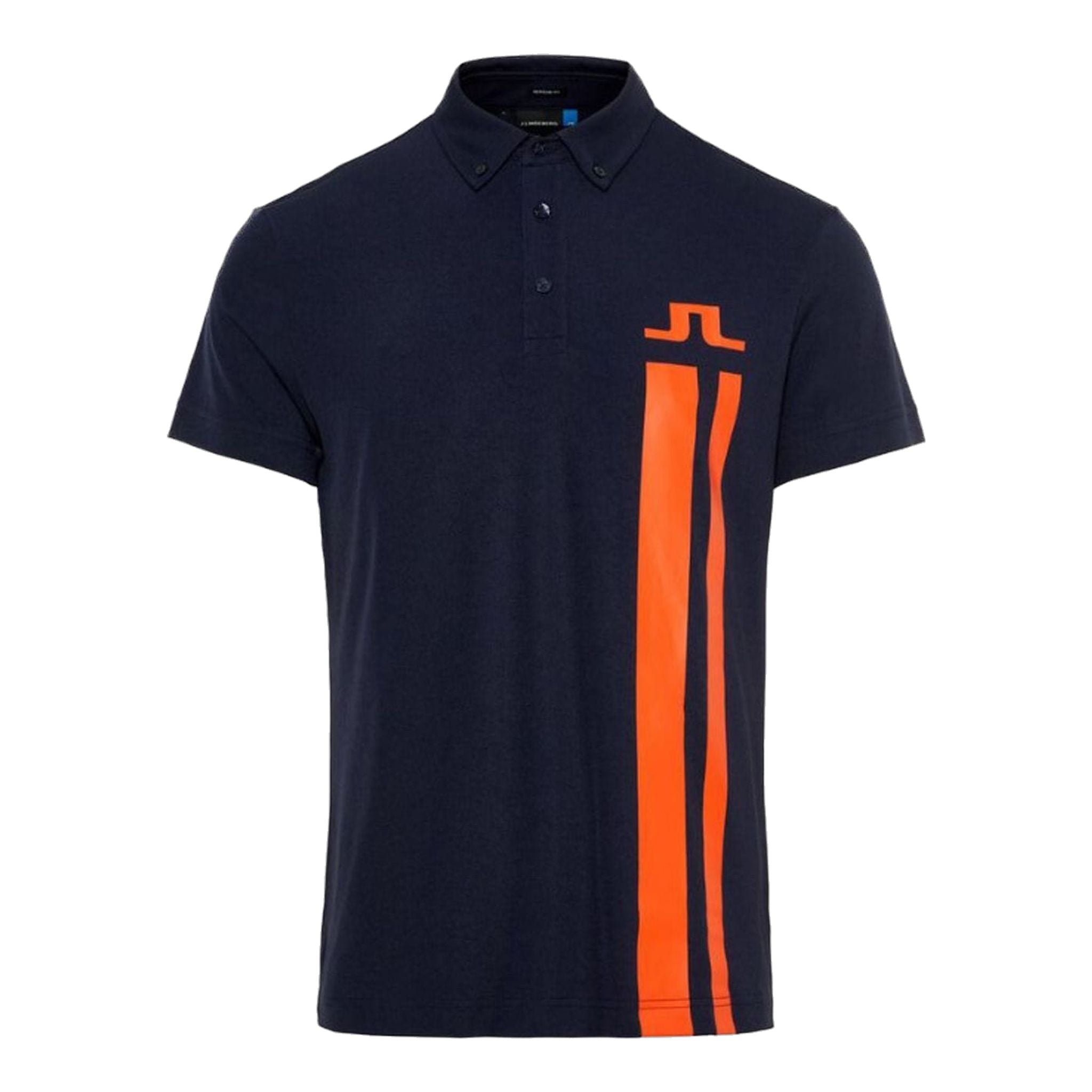J. Lindeberg M Zeke Reg Fit-Lux Piquet Polo Blu Navy Uomo
