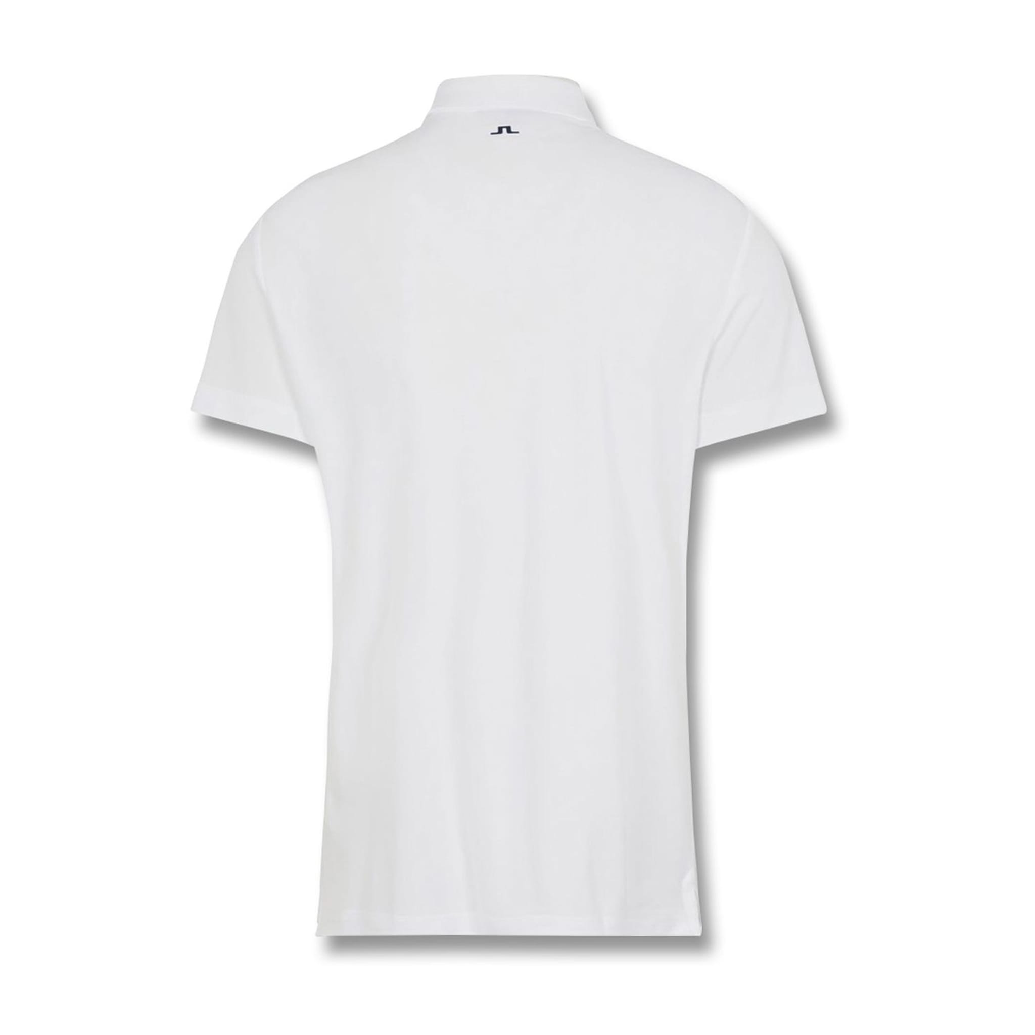 J. Lindeberg M Zeke Reg Fit-Lux Piquet Polo White Herren