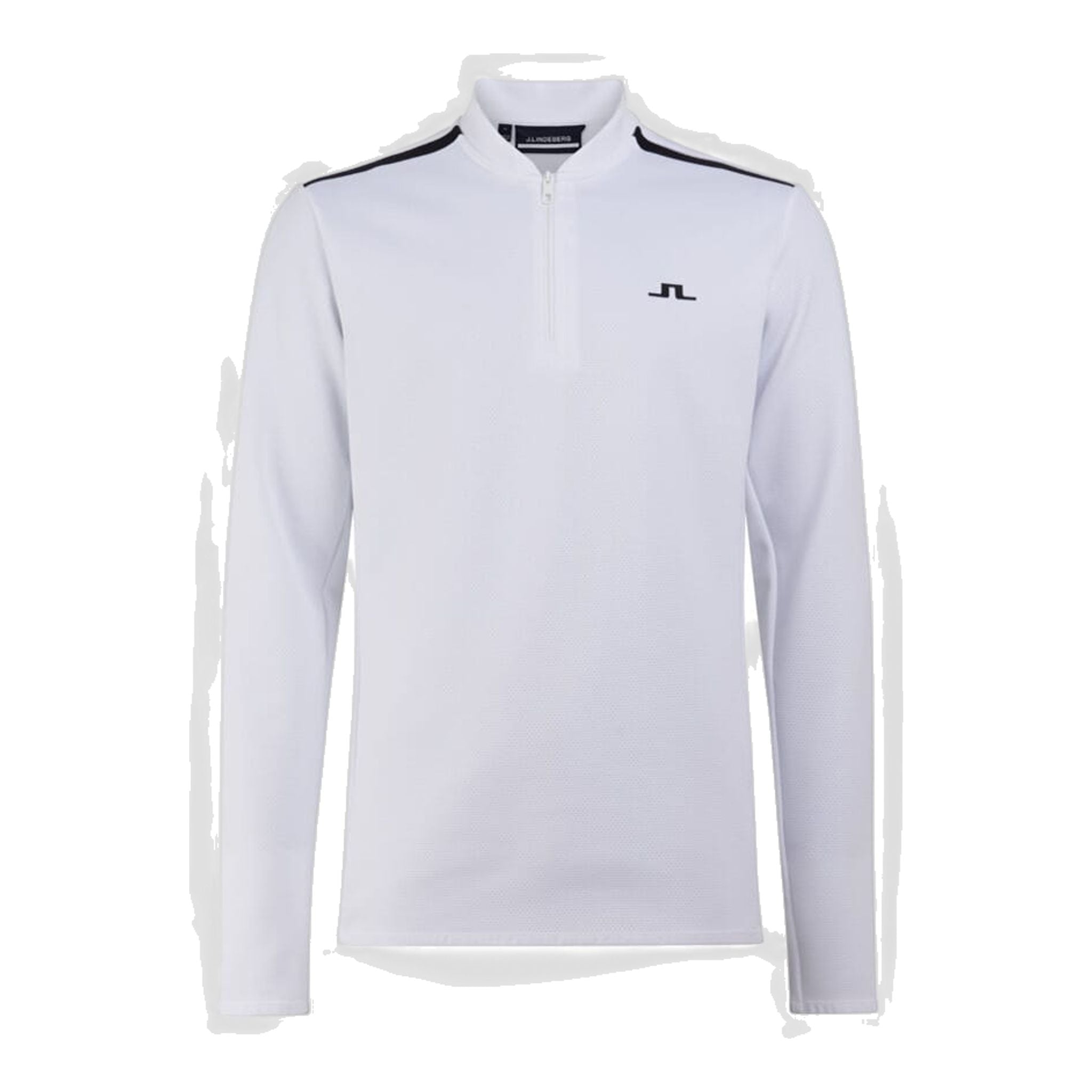 J. Lindeberg M Tech Bridge Golf Mid Layer Bianco Uomo